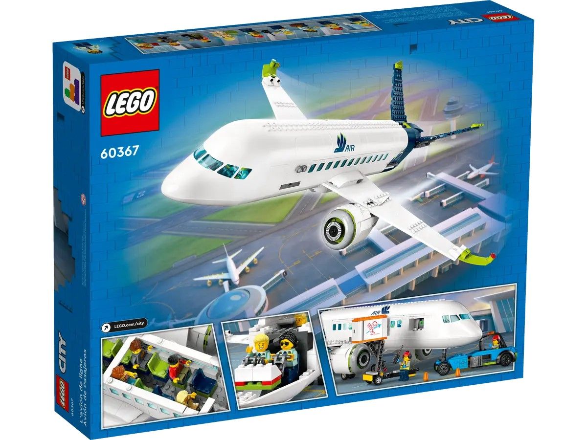 Конструктор LEGO City Пасажирський літак (60367)