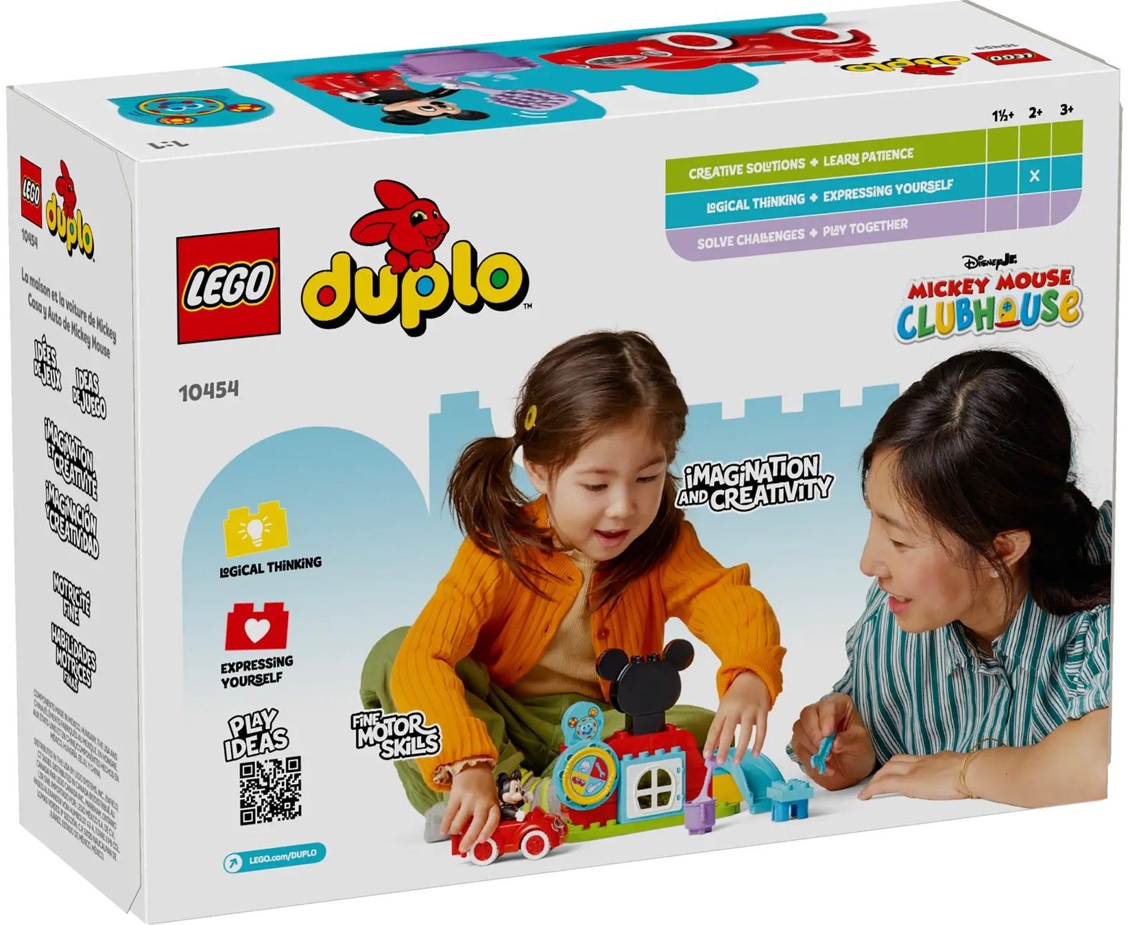 Конструктор LEGO DUPLO Disney Міккі Маус: Клубний будинок і автомобіль (10454)