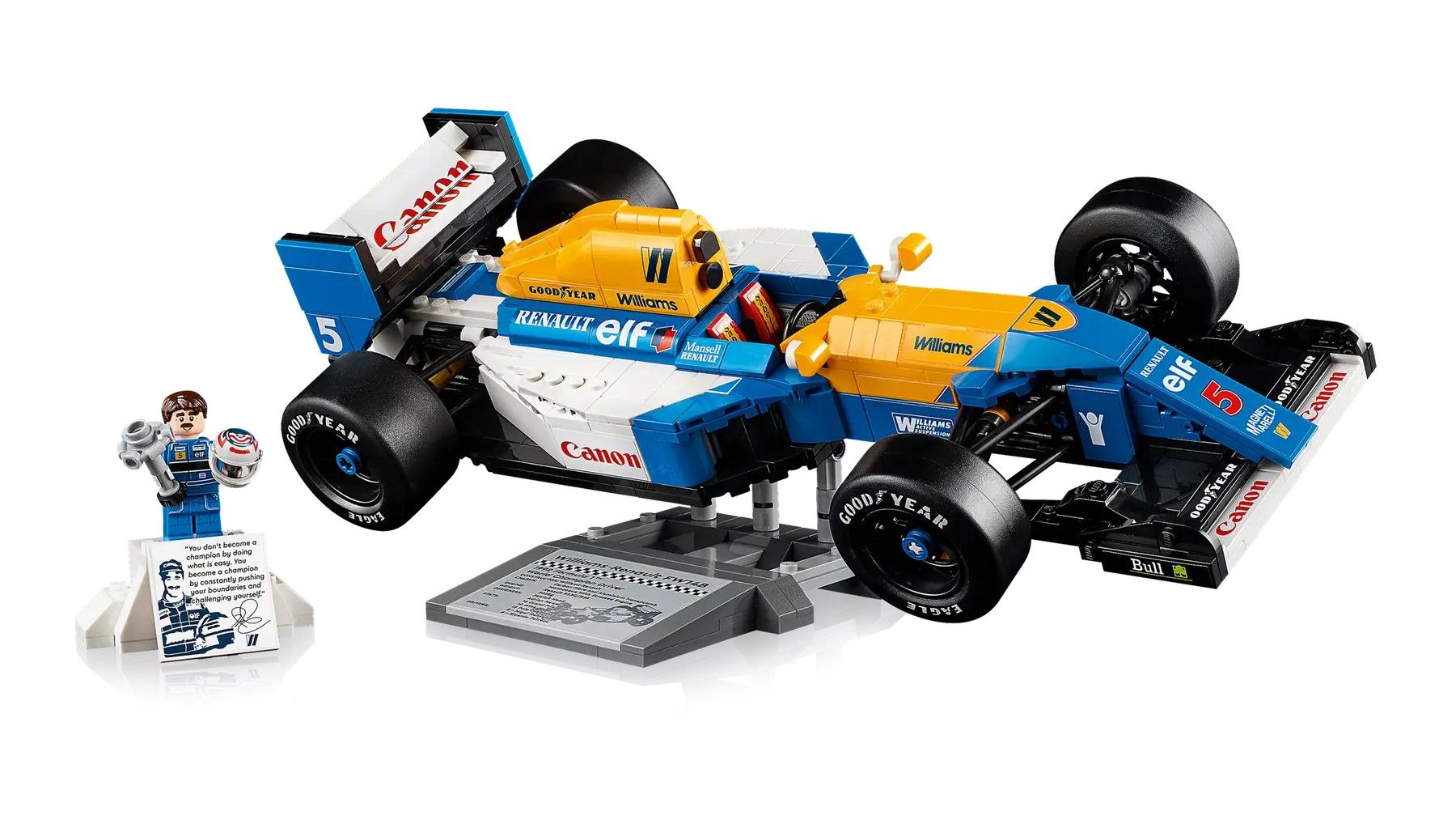 Конструктор LEGO Icons Williams Racing FW14B і Найджел Менселл (10353)