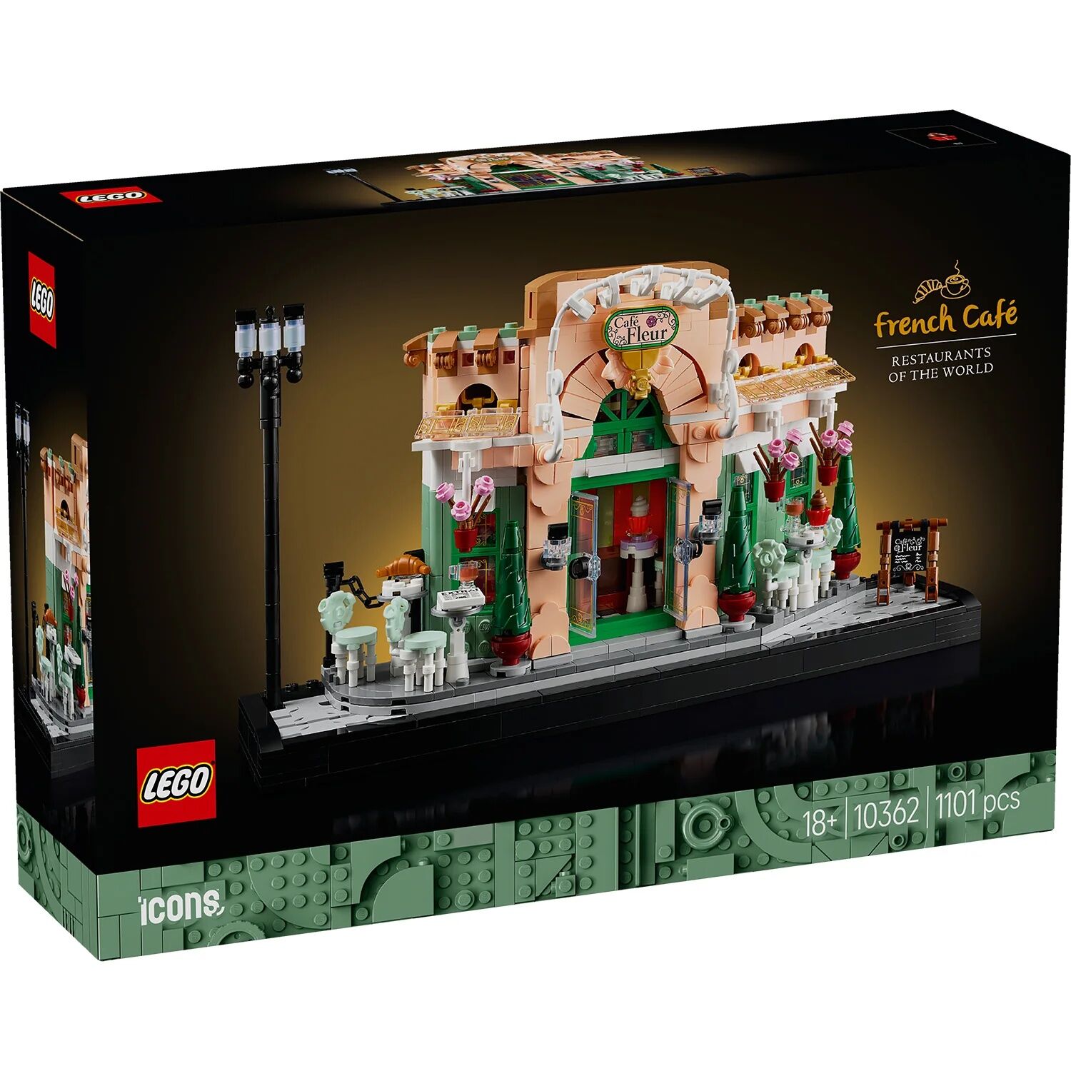 Конструктор LEGO Icons Французька кав'ярня (10362)