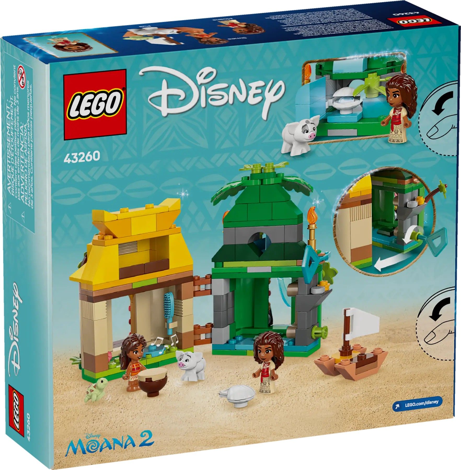 Конструктор LEGO Disney Princess Острівні розваги Ваяни (43260)