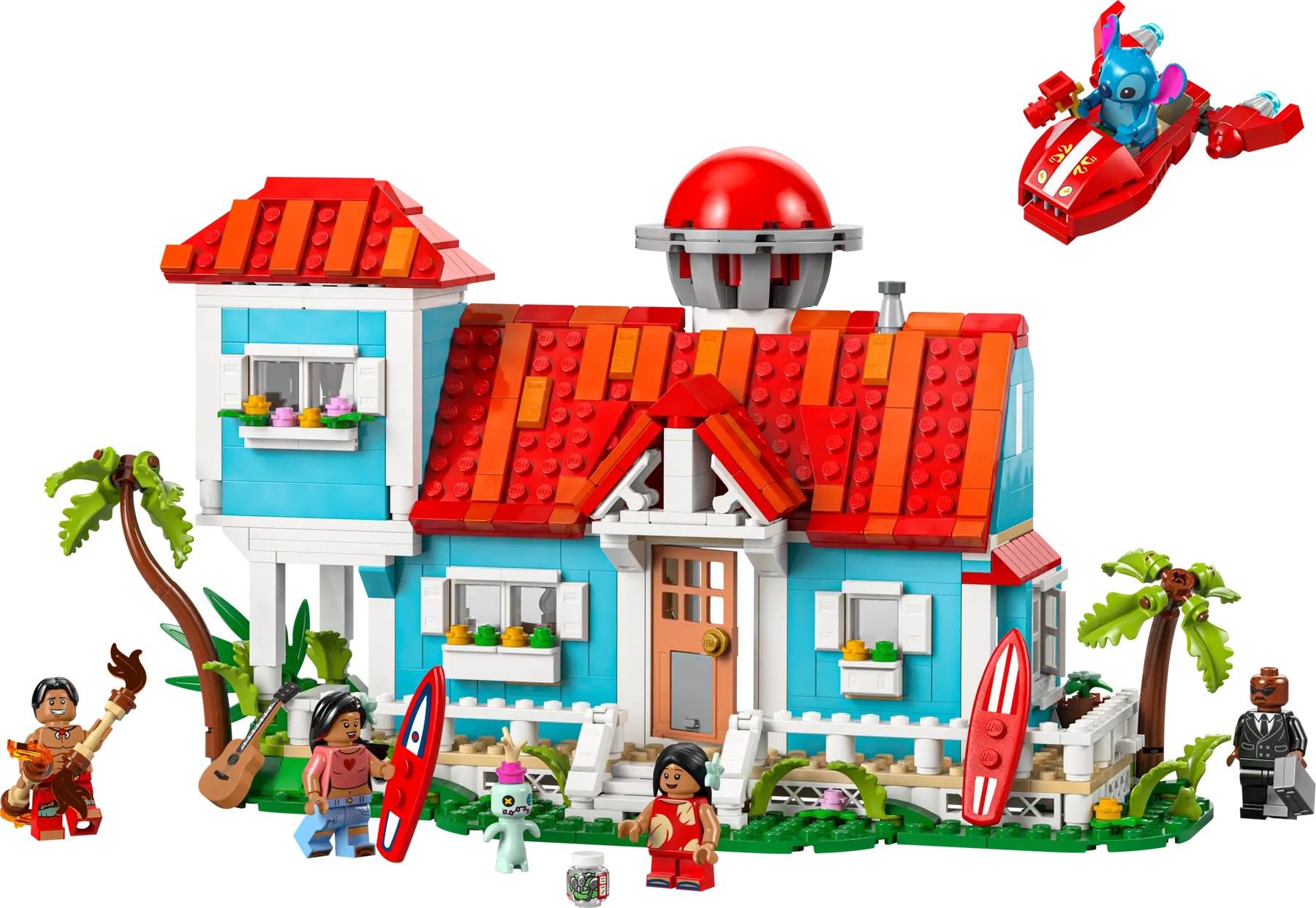 Конструктор LEGO Disney Пляжний будинок Ліло і Стіч (43268)