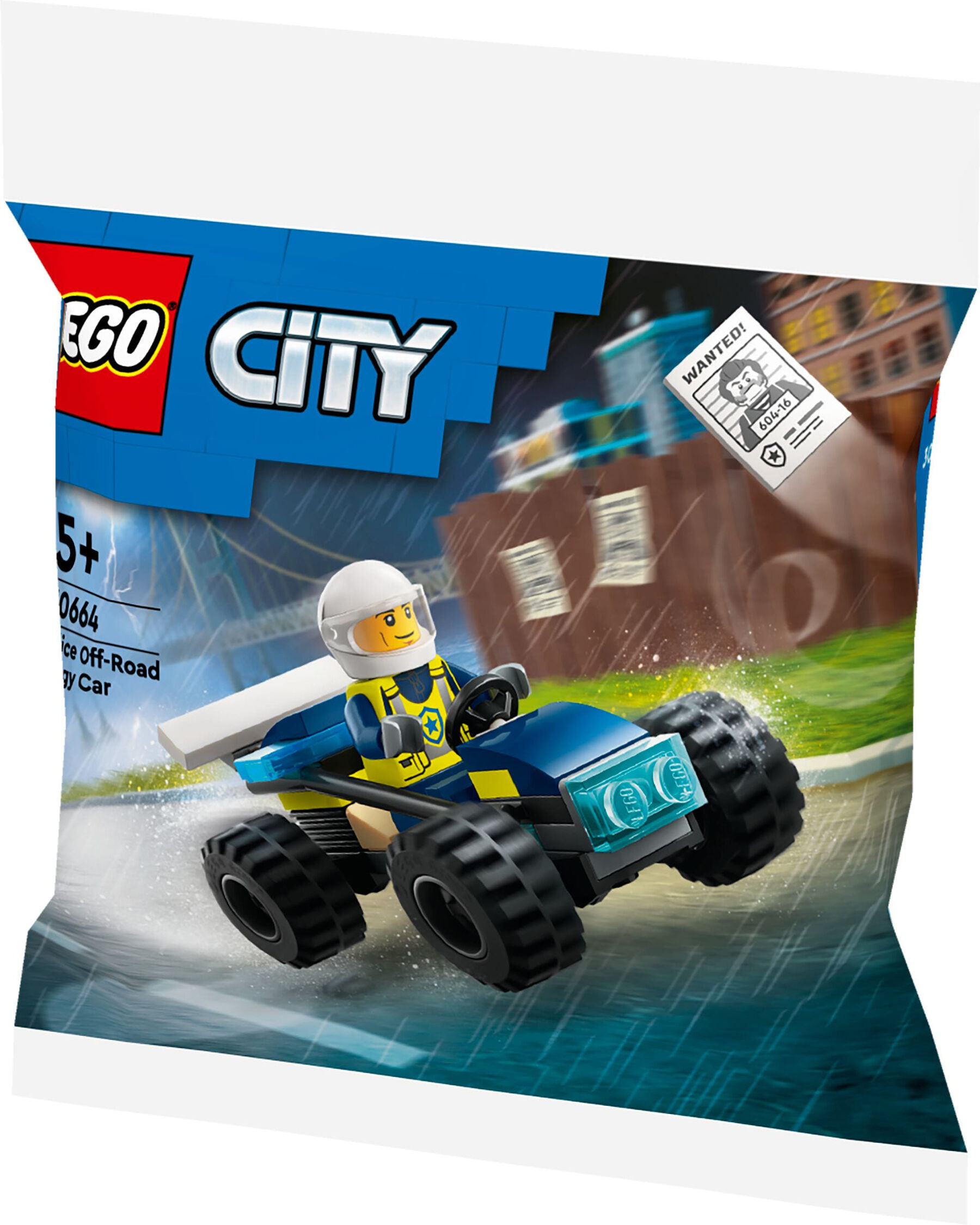 Конструктор LEGO City Поліцейський багі для бездоріжжя (30664)