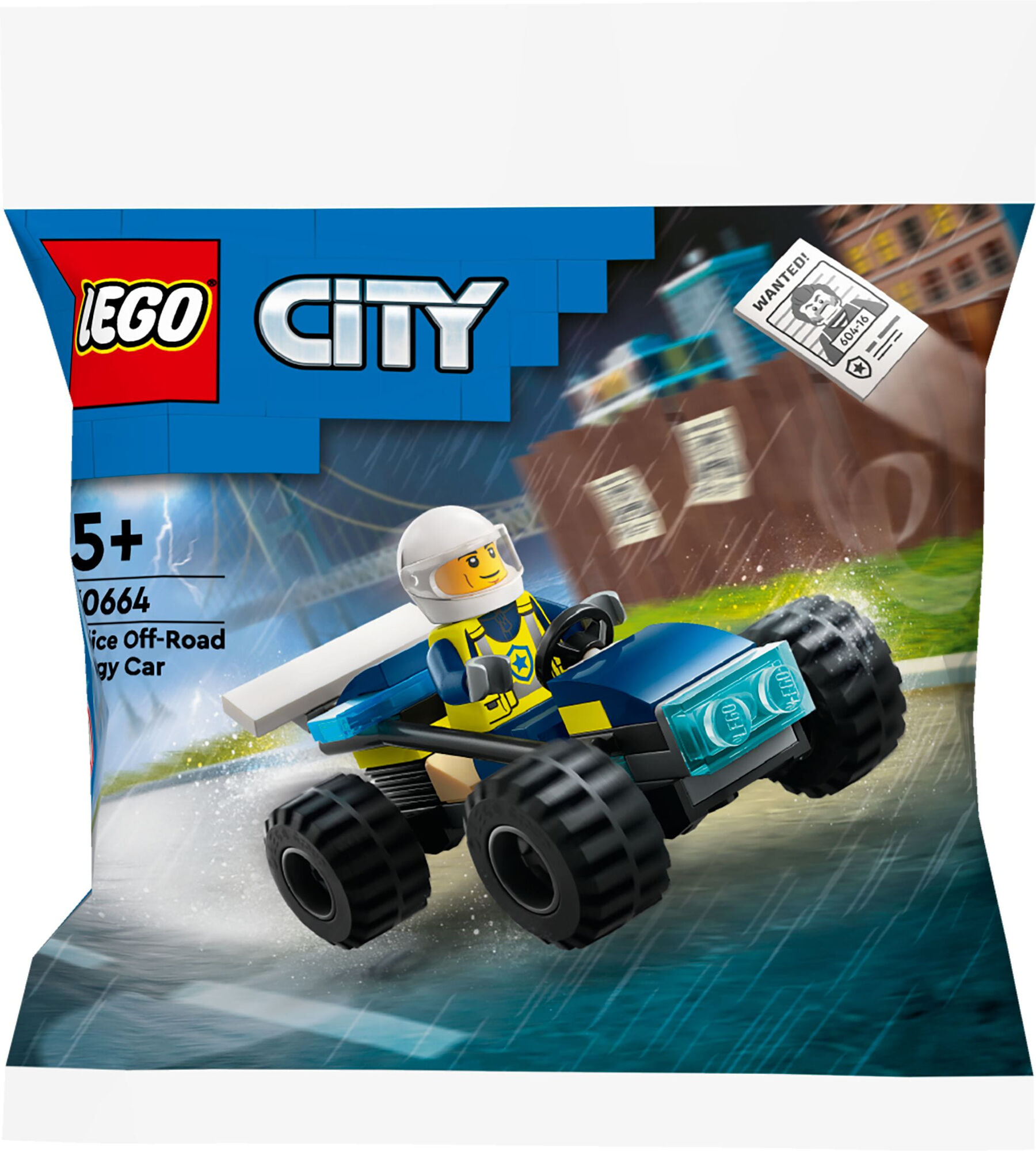Конструктор LEGO City Поліцейський багі для бездоріжжя (30664)