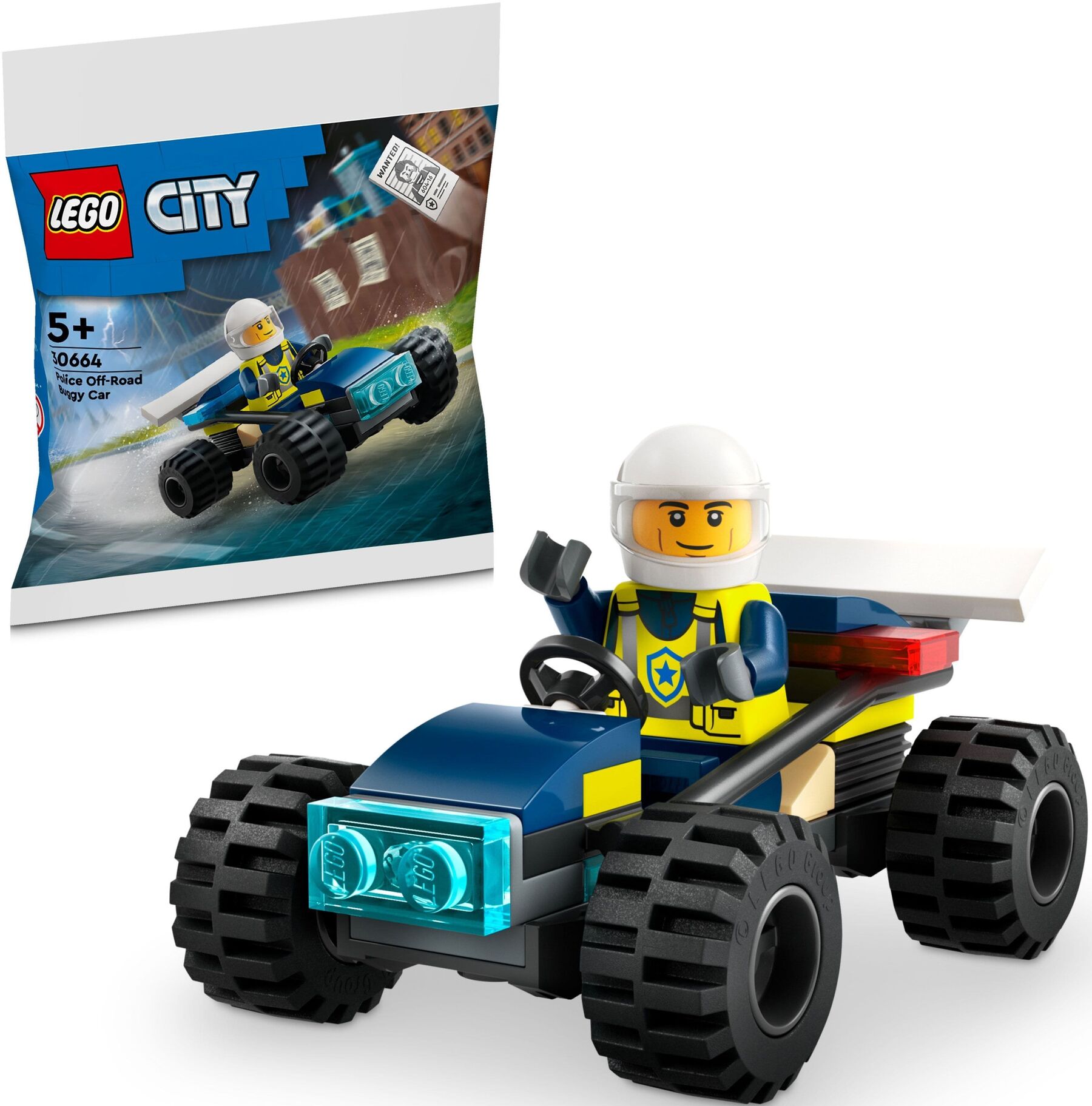 Конструктор LEGO City Поліцейський багі для бездоріжжя (30664)