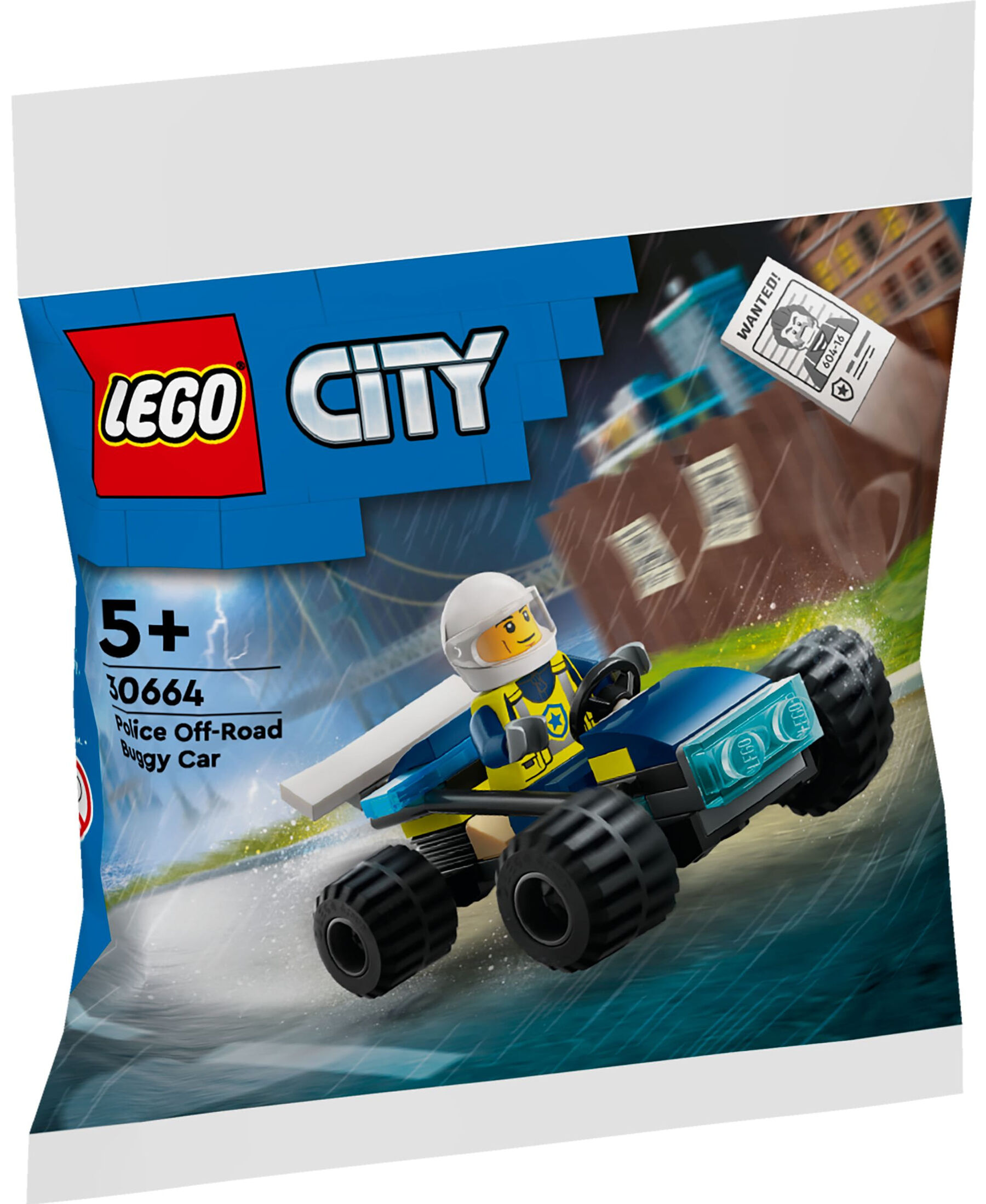 Конструктор LEGO City Поліцейський багі для бездоріжжя (30664)