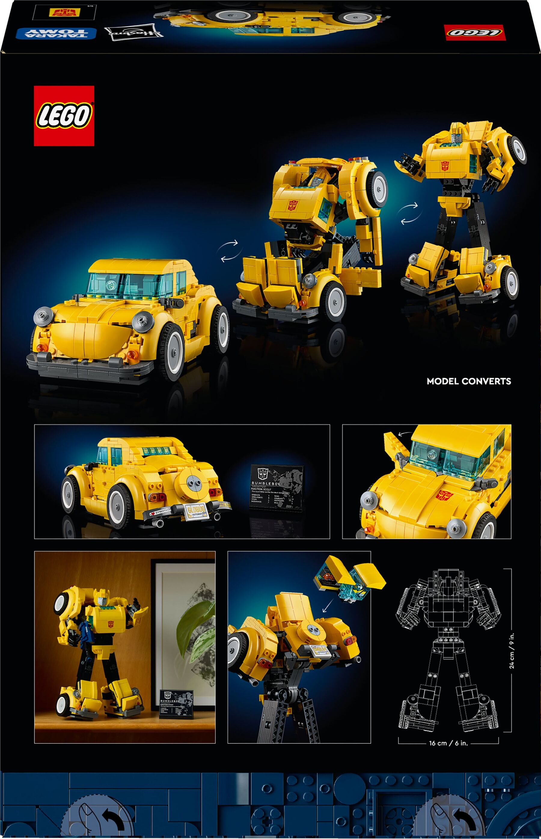 Конструктор LEGO Icons Бамблбі (10338)