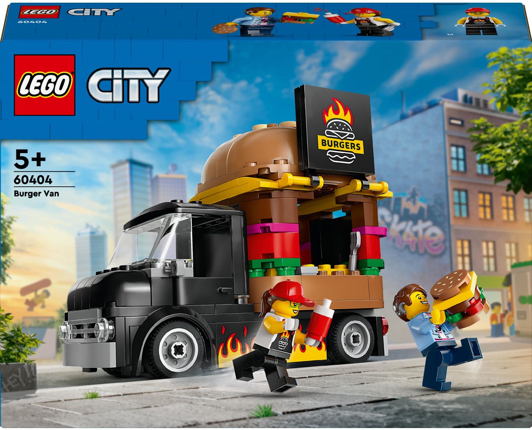 Конструктор LEGO City Вантажівка з гамбургерами (60404)