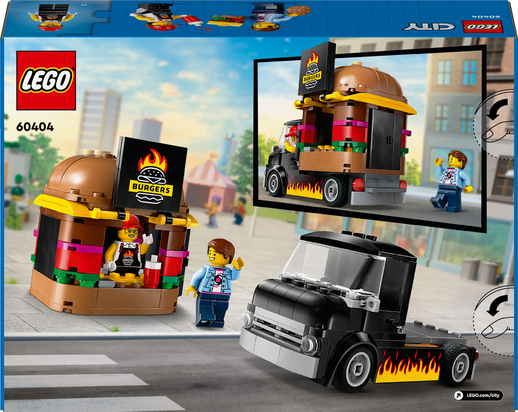 Конструктор LEGO City Вантажівка з гамбургерами (60404)