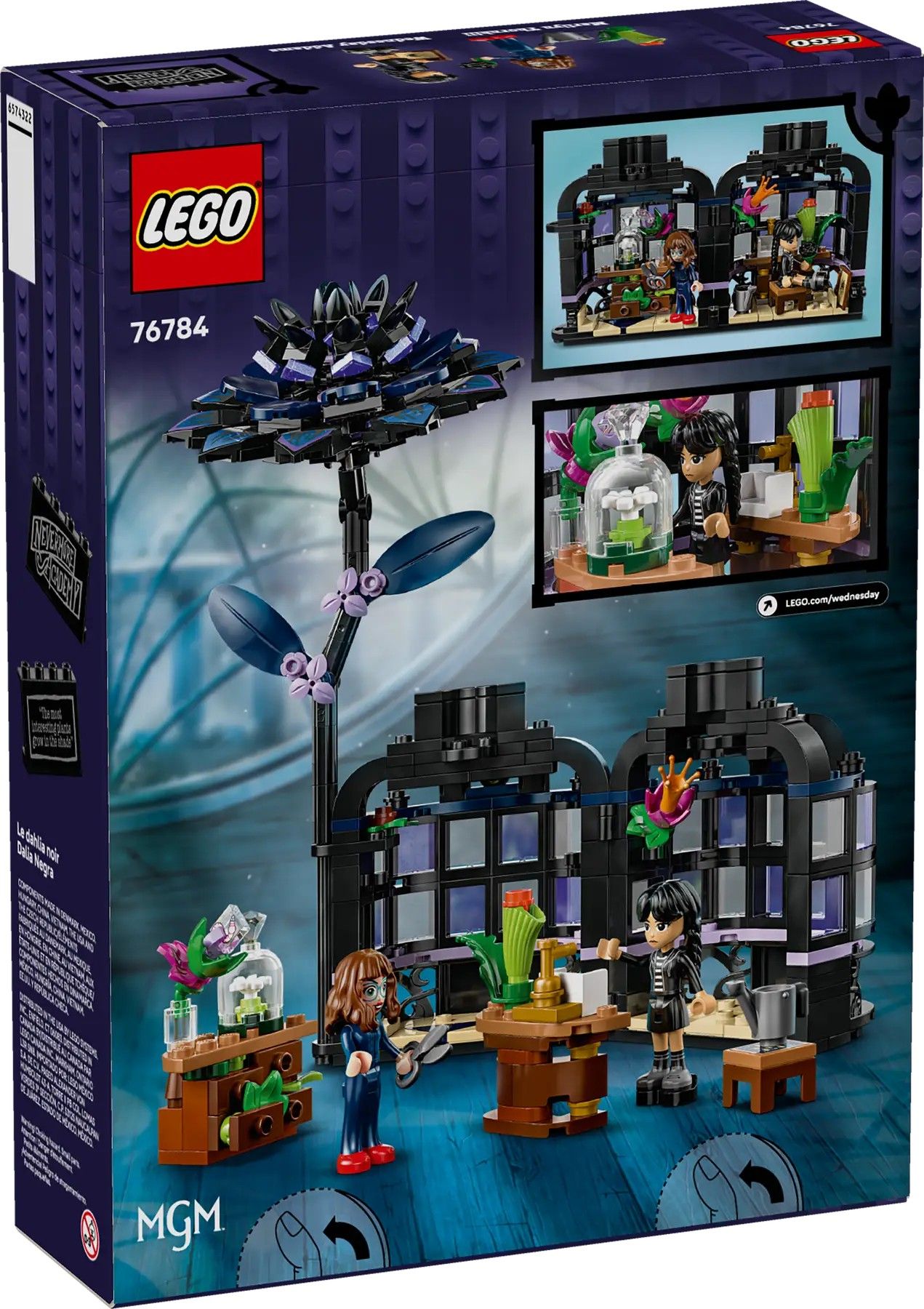 Конструктор LEGO Wednesday Квітка чорної жоржини (76784)
