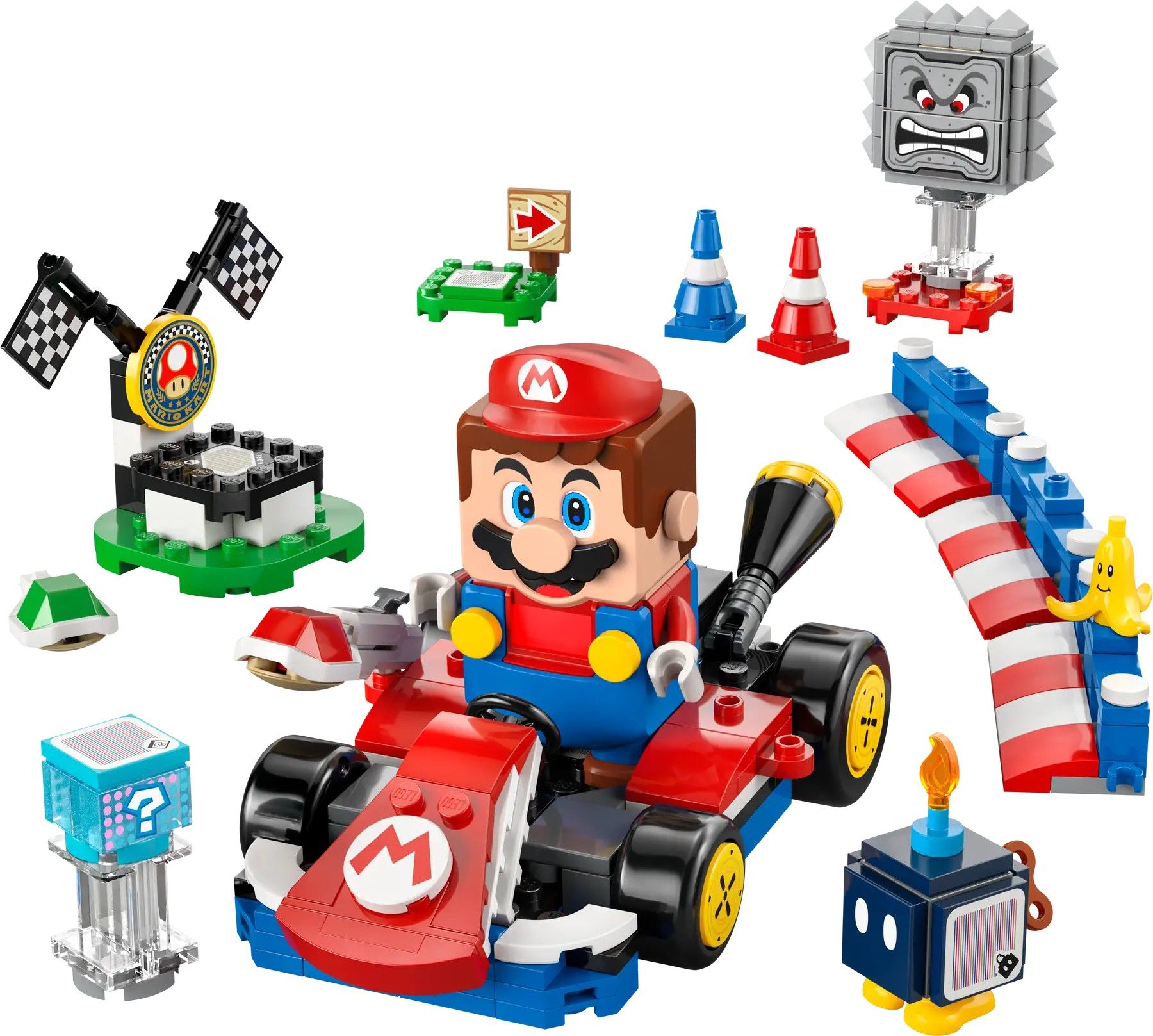 Конструктор LEGO Super Mario Mario Kart – Interactive LEGO Mario та Standard Kart (72043)
