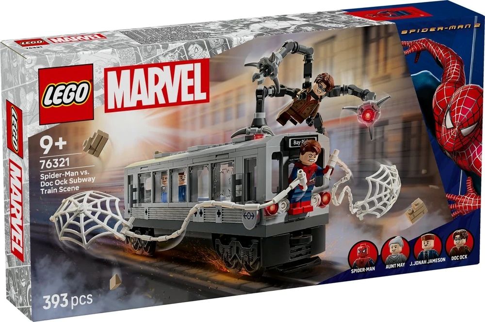 Конструктор LEGO Marvel Людина-Павук проти Дока Ока: Сцена в метро (76321)