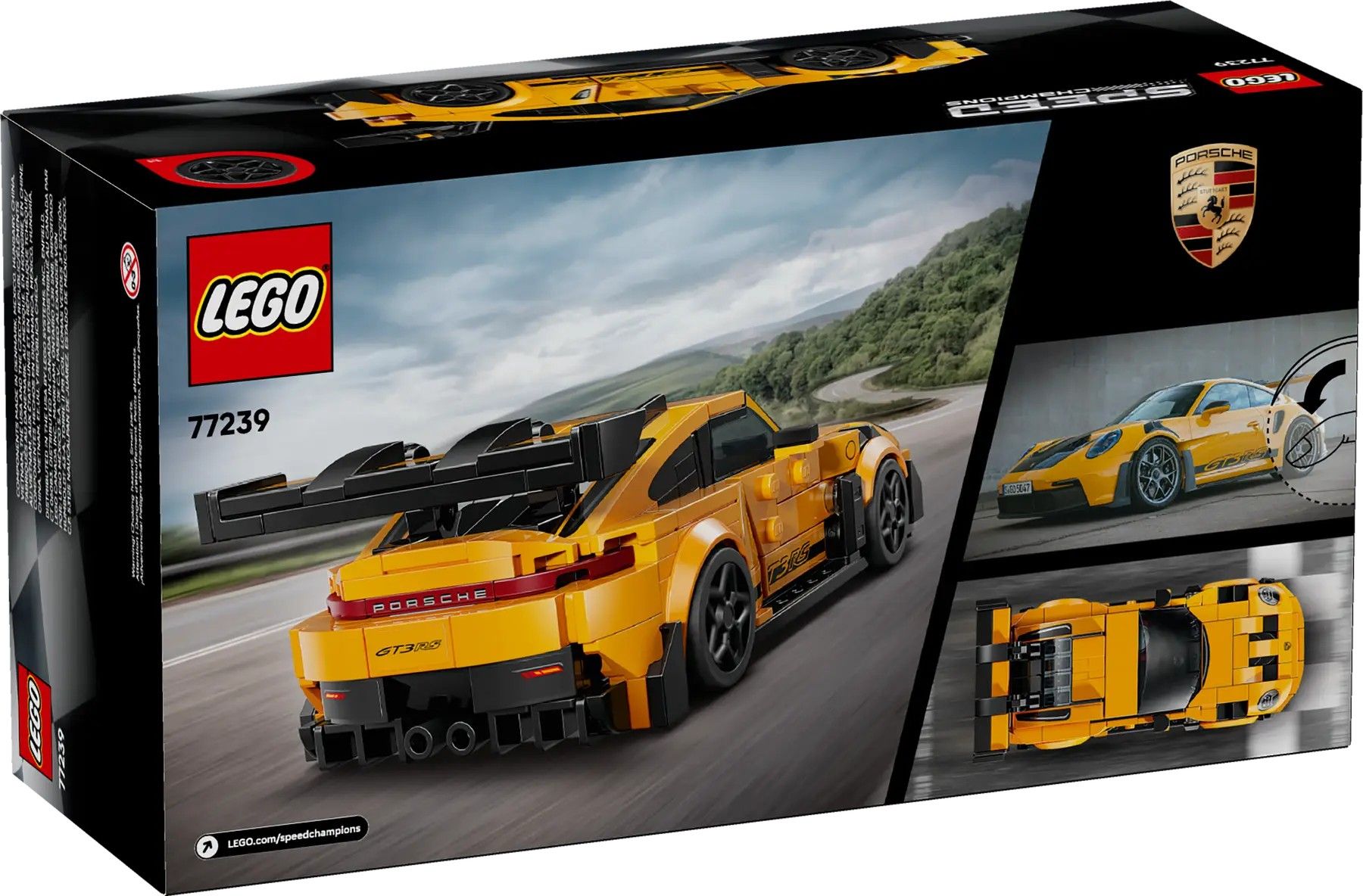 Конструктор LEGO Speed Champions Суперкар Porsche 911 GT3 RS (77239)