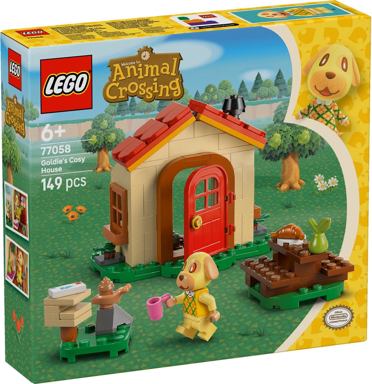 Конструктор LEGO Animal Crossing Затишний будинок Goldie (77058)