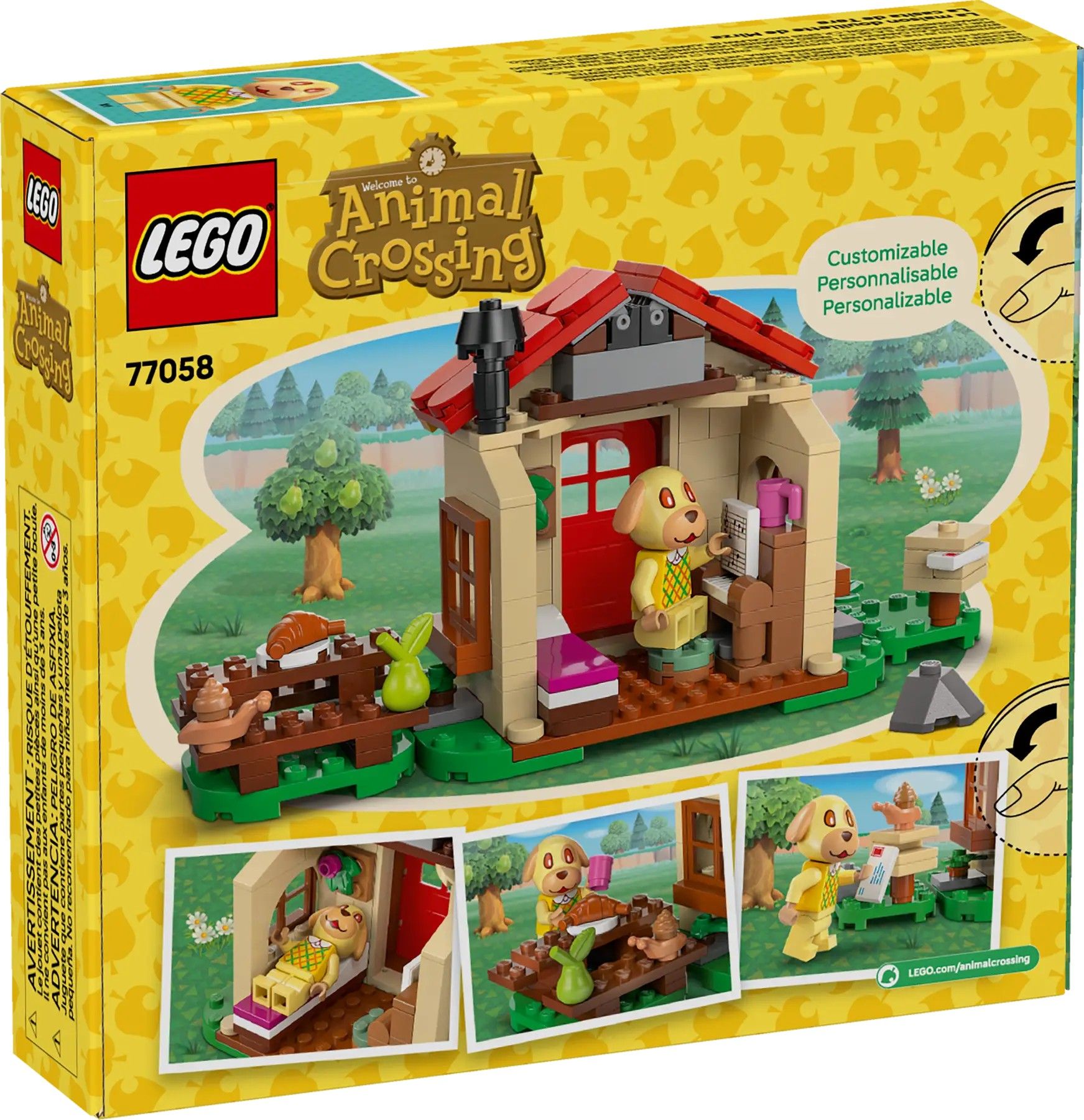 Конструктор LEGO Animal Crossing Затишний будинок Goldie (77058)