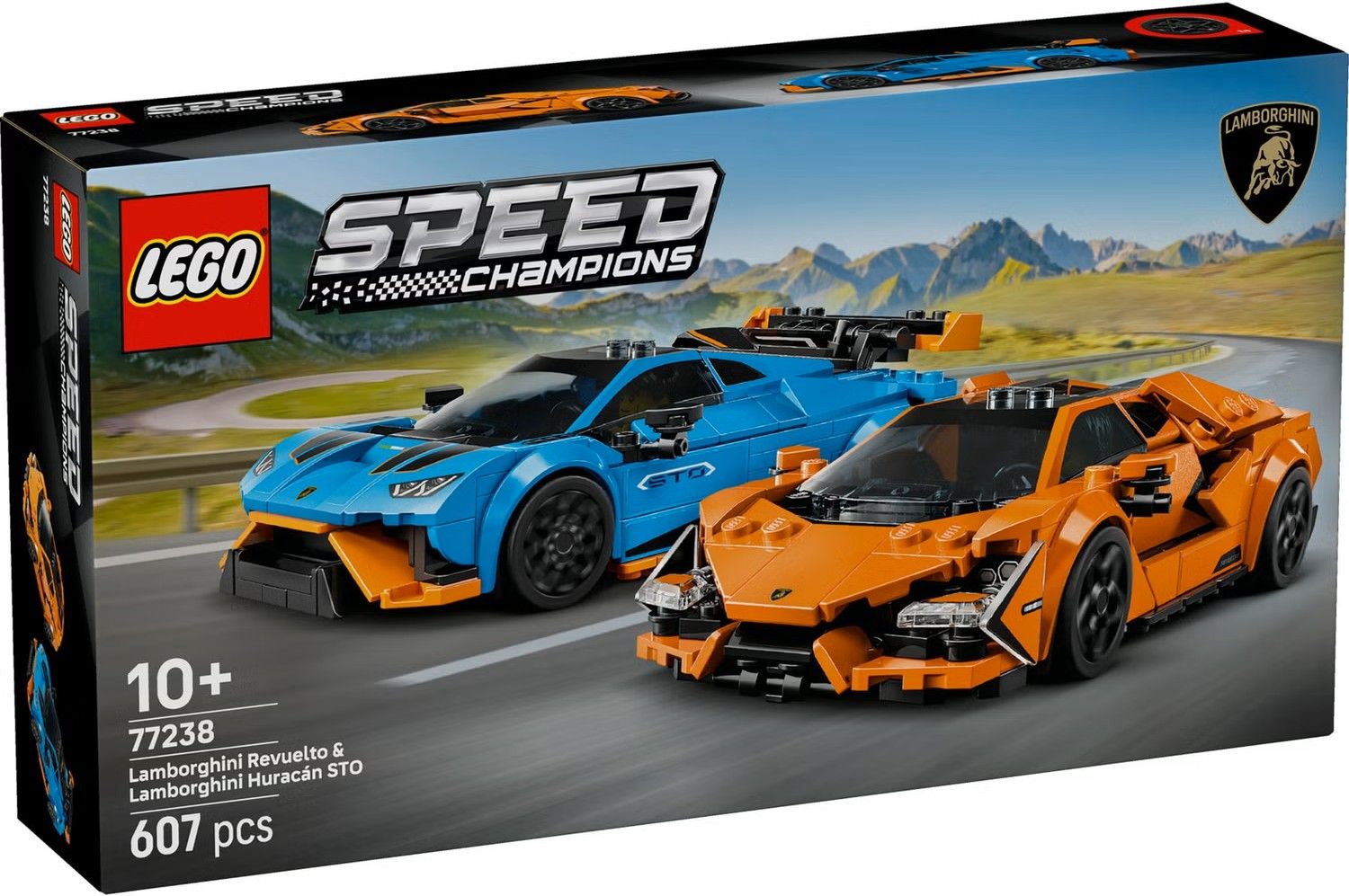 Конструктор ​LEGO Speed Champions Lamborghini Revuelto та Huracan STO (77238)