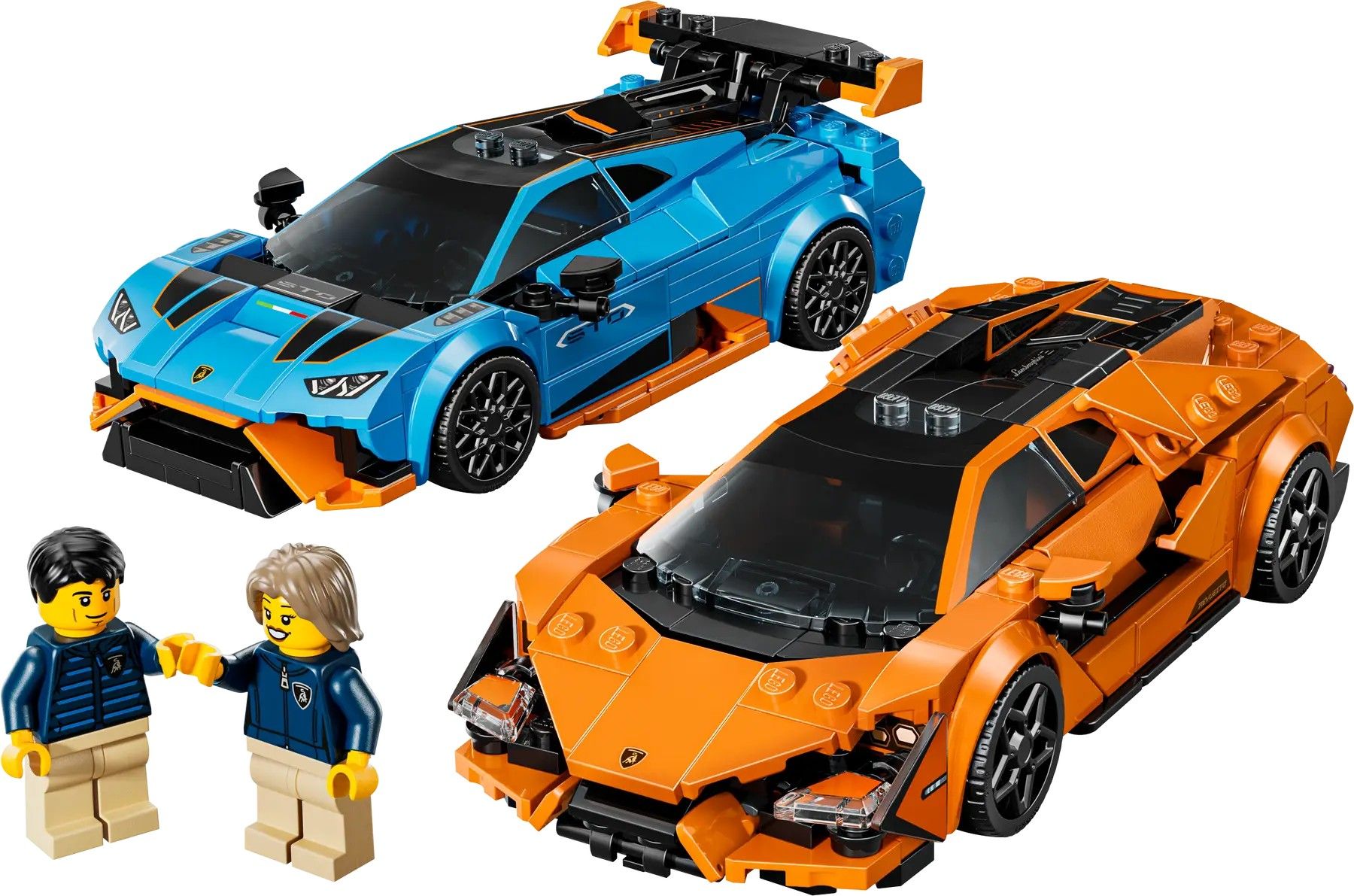 Конструктор ​LEGO Speed Champions Lamborghini Revuelto та Huracan STO (77238)