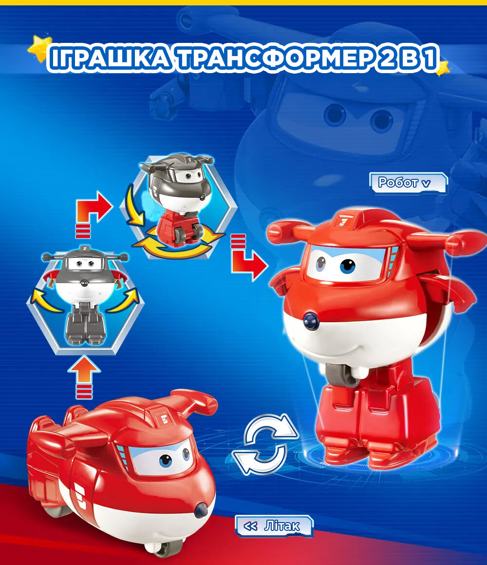 Ігрова фігурка-трансформер Transform-a-Bots Джетт (Jett)