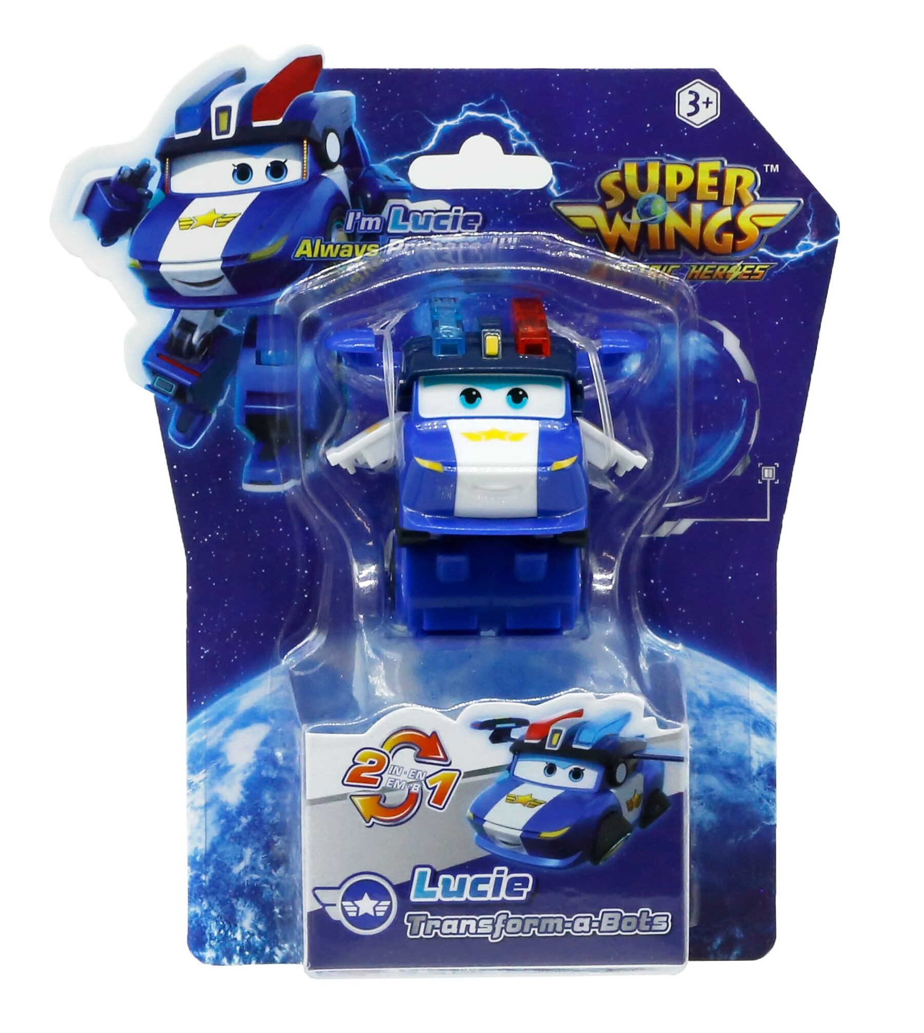 Ігрова фігурка-трансформер Transform-a-Bots Люсі (Lucie), 5см