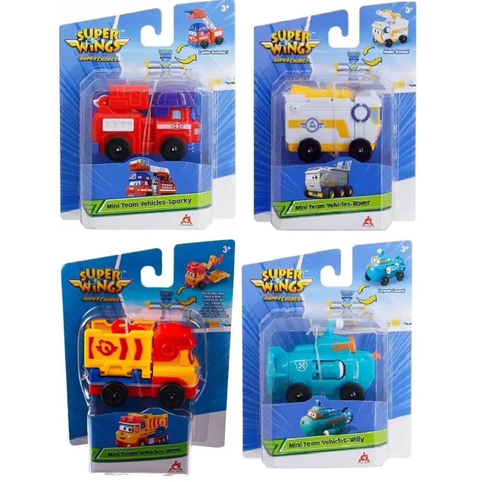 Машинка-трансформер Super Wings Mini Team Vehicles