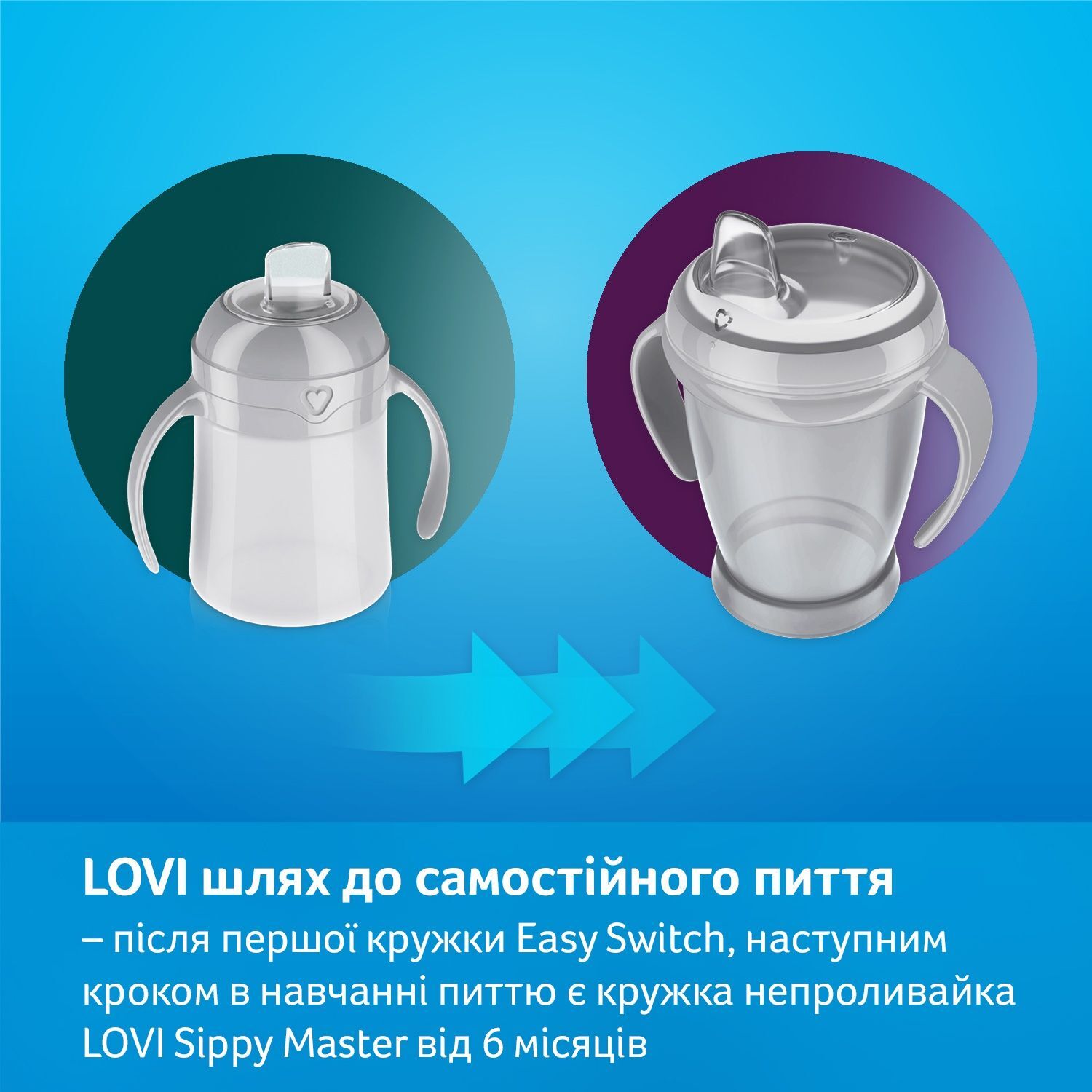 LOVI Моя перша кружка Easy Switch 150 мл Buddy Bear