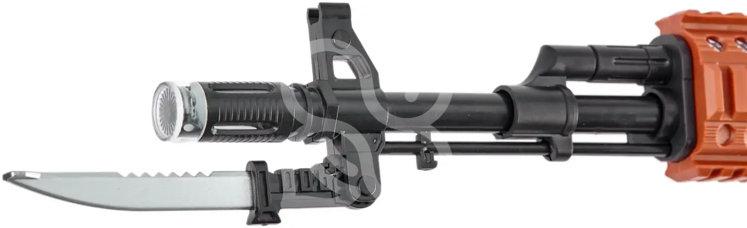 Автомат світло-звуковий ZIPP Toys AK47. Колір - чорний