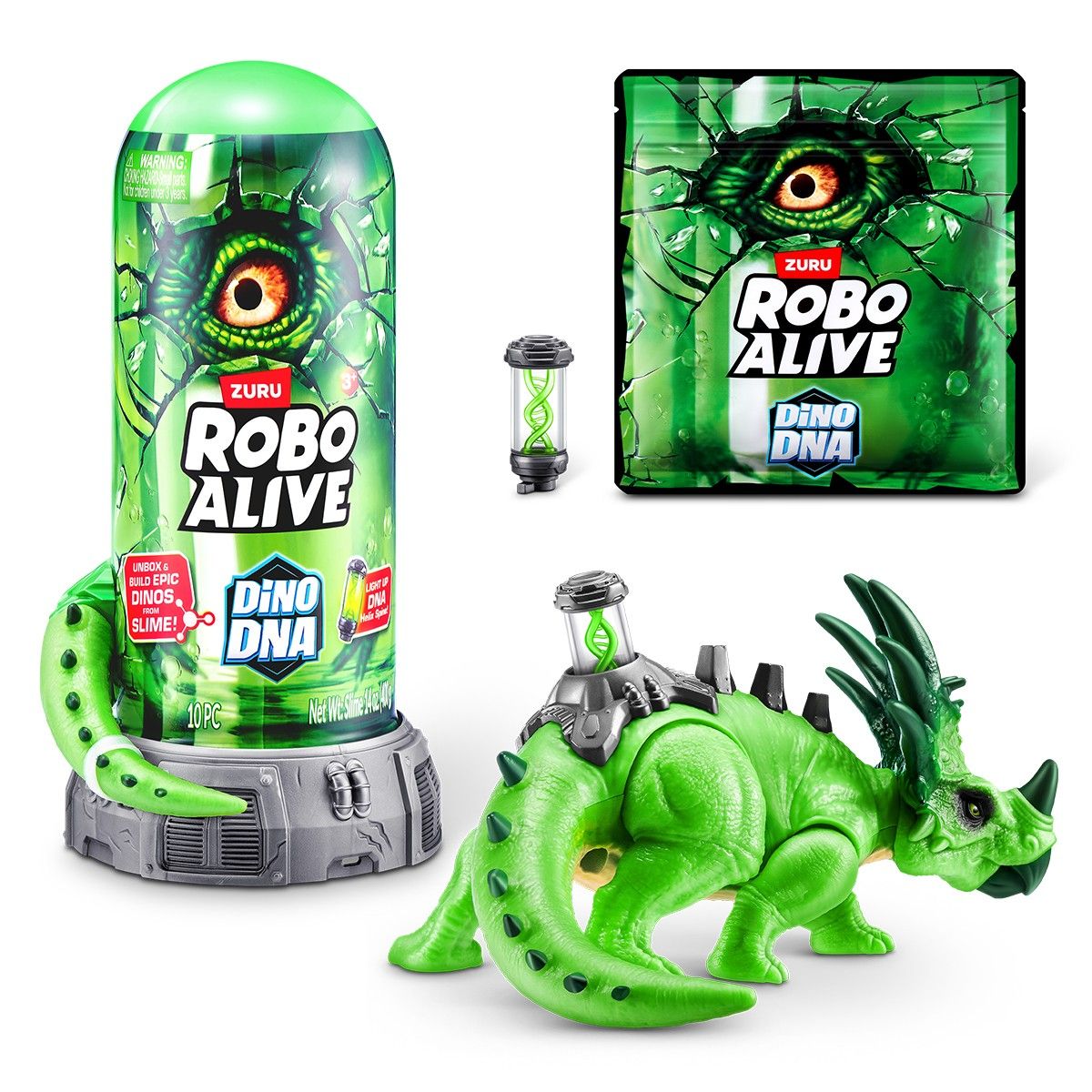Інтерактивний ігровий набір ROBO ALIVE S1 – ДНК СТИРАКОЗАВРА