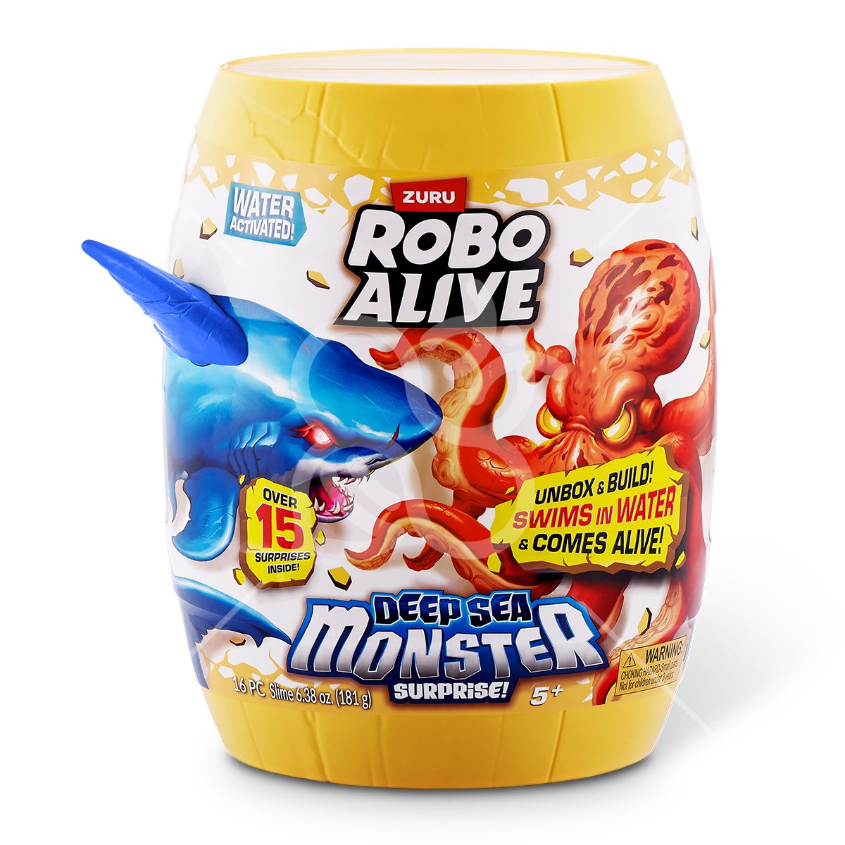 Інтерактивний ігровий набір ROBO ALIVE S1 – ГЛИБОКОВОДНИЙ СЮРПРИЗ. ВЕЛИКА БІЛА АКУЛА