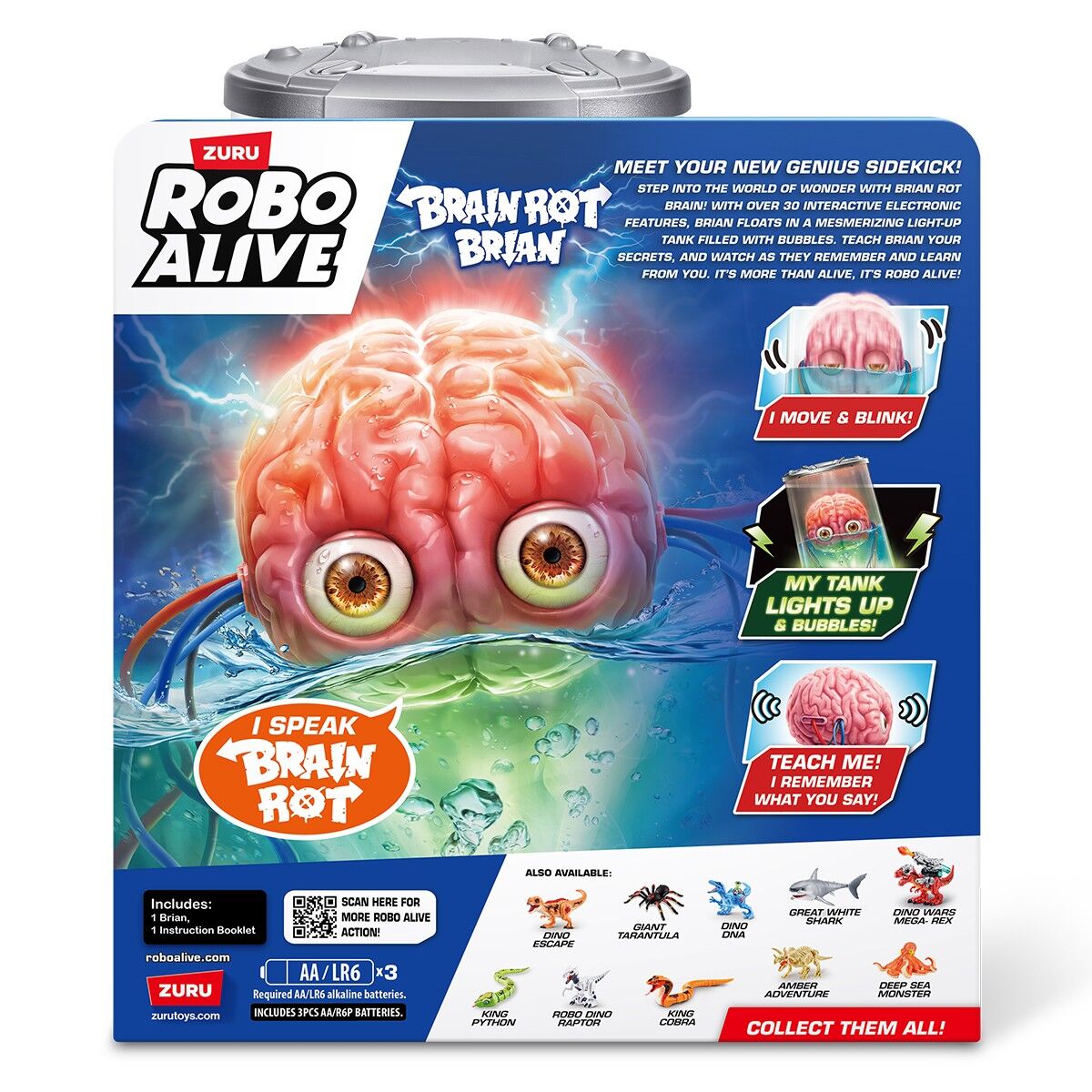 Інтерактивна іграшка ROBO ALIVE S1 – МОЗОК БРАЯН