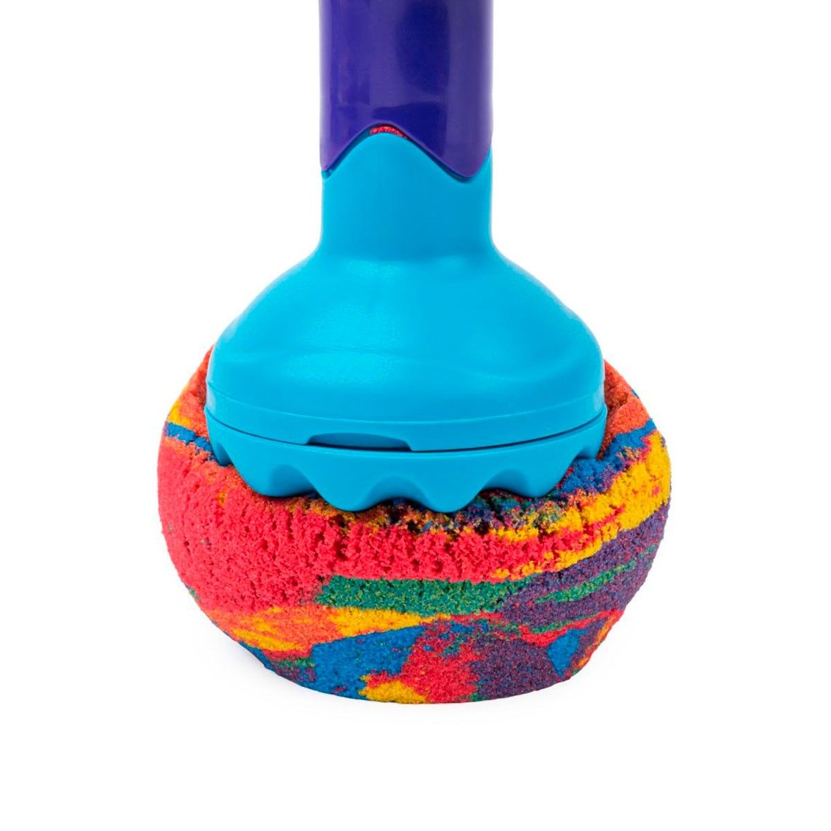 Набір піску для дитячої творчості - KINETIC SAND ВЕСЕЛКОВИЙ МІКС (3 кольори, 383 g, аксес.)
