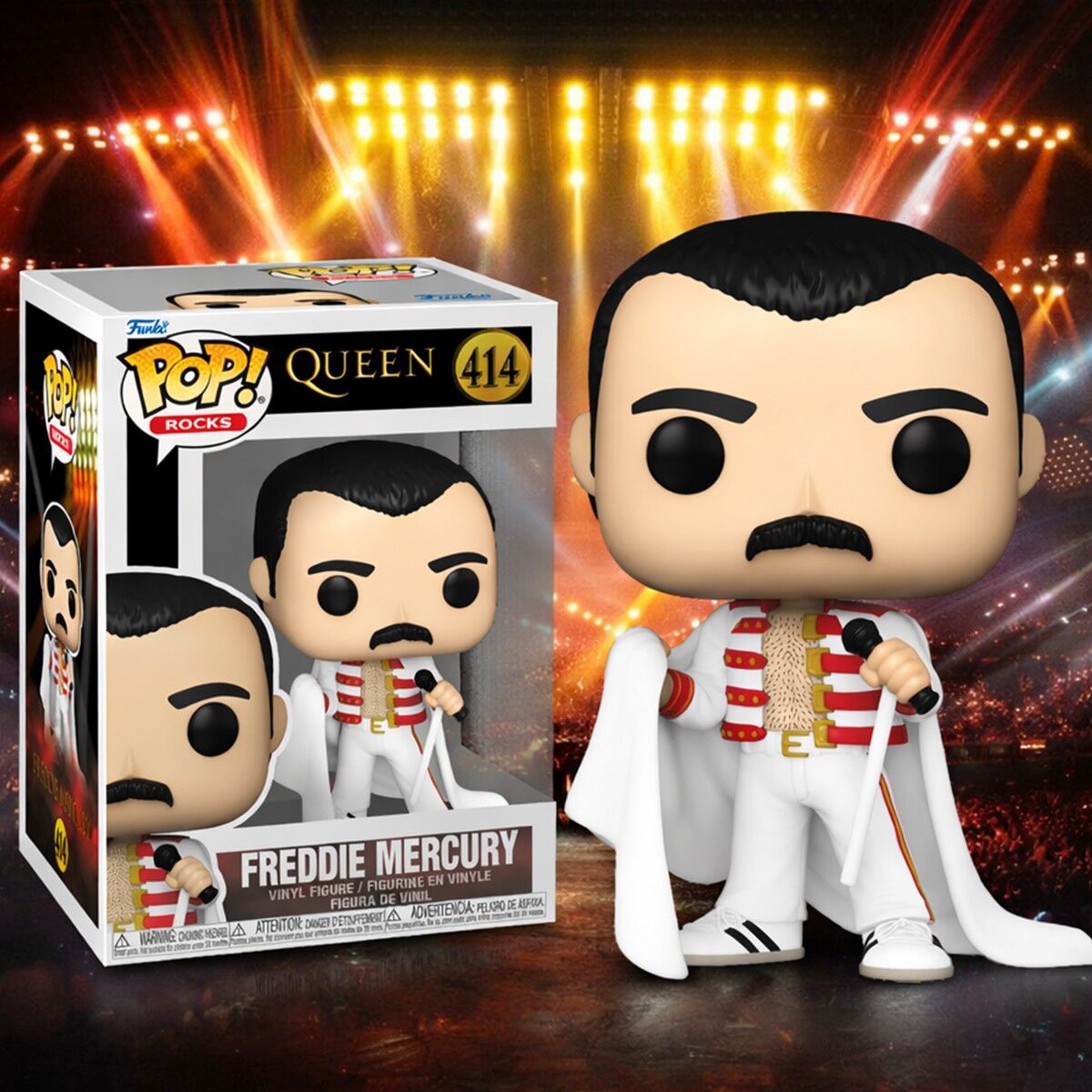 Ігрова фігурка FUNKO POP! серії "Queen" - ФРЕДДІ МЕРК'ЮРІ В ТУРНЕ