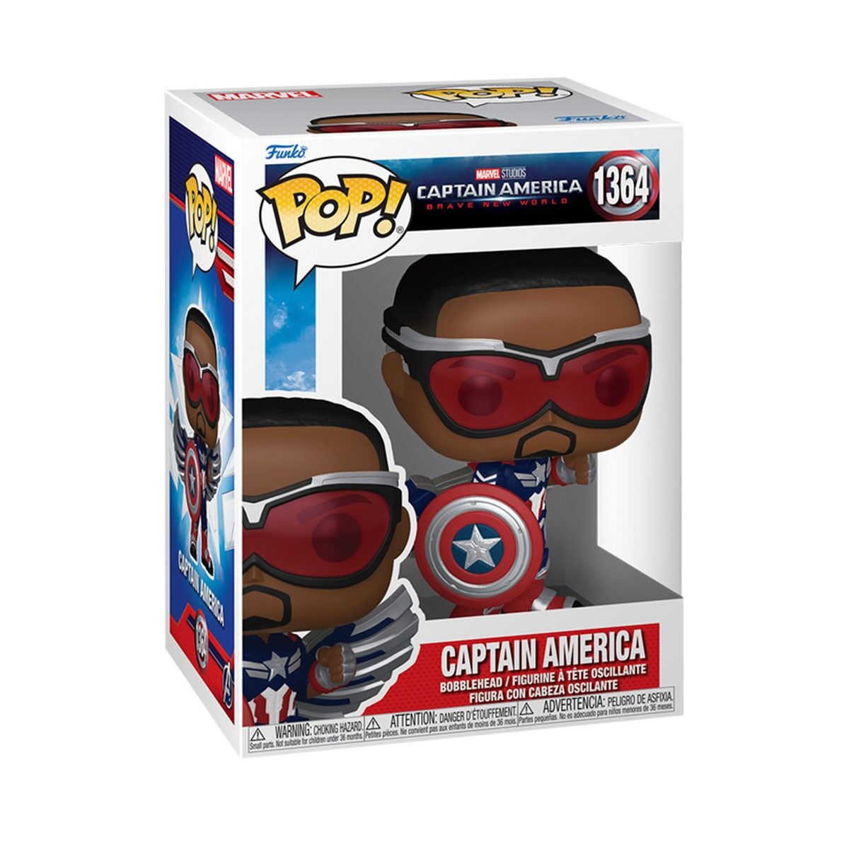 Ігрова фігурка FUNKO POP! серії "Капітан Америка: Чудесний новий світ" – КАПІТАН АМЕРИКА