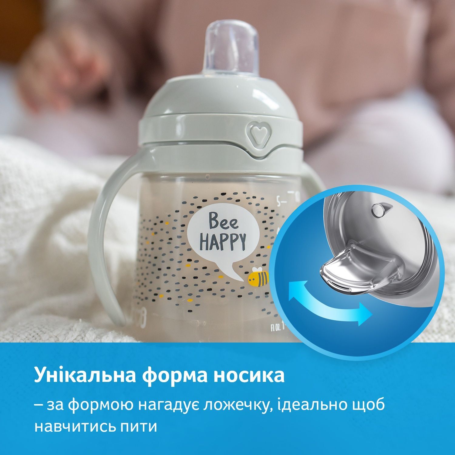 LOVI Моя перша кружка Easy Switch 150 мл Buddy Bear