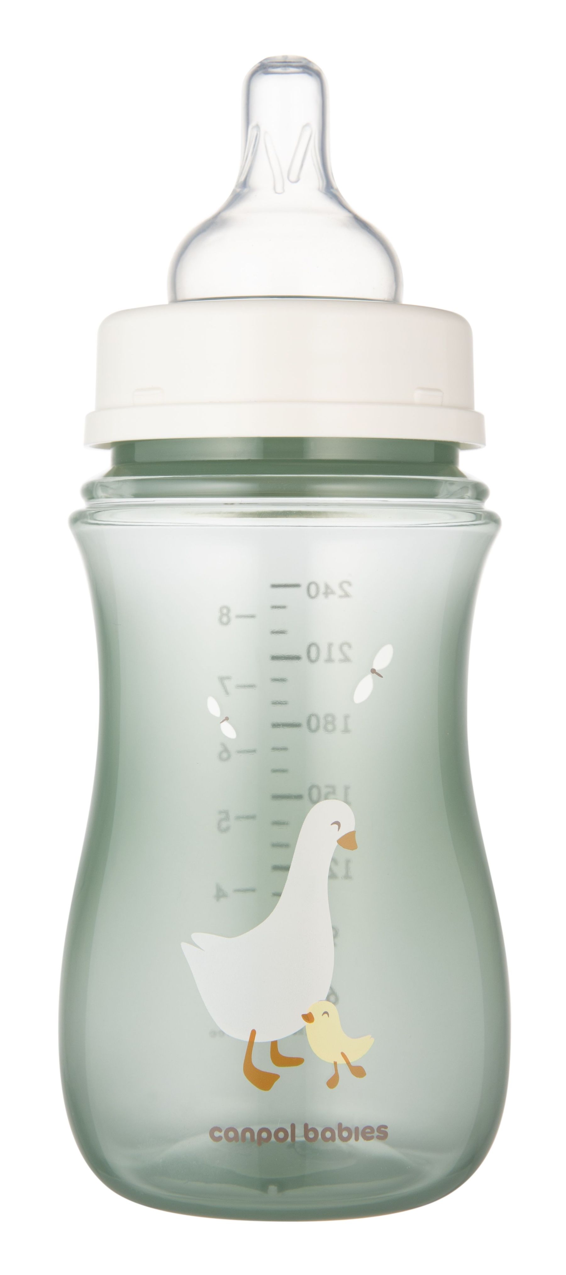 Canpol babies Пляшка антиколікова з широким отвором 240 мл Easystart - Гуси