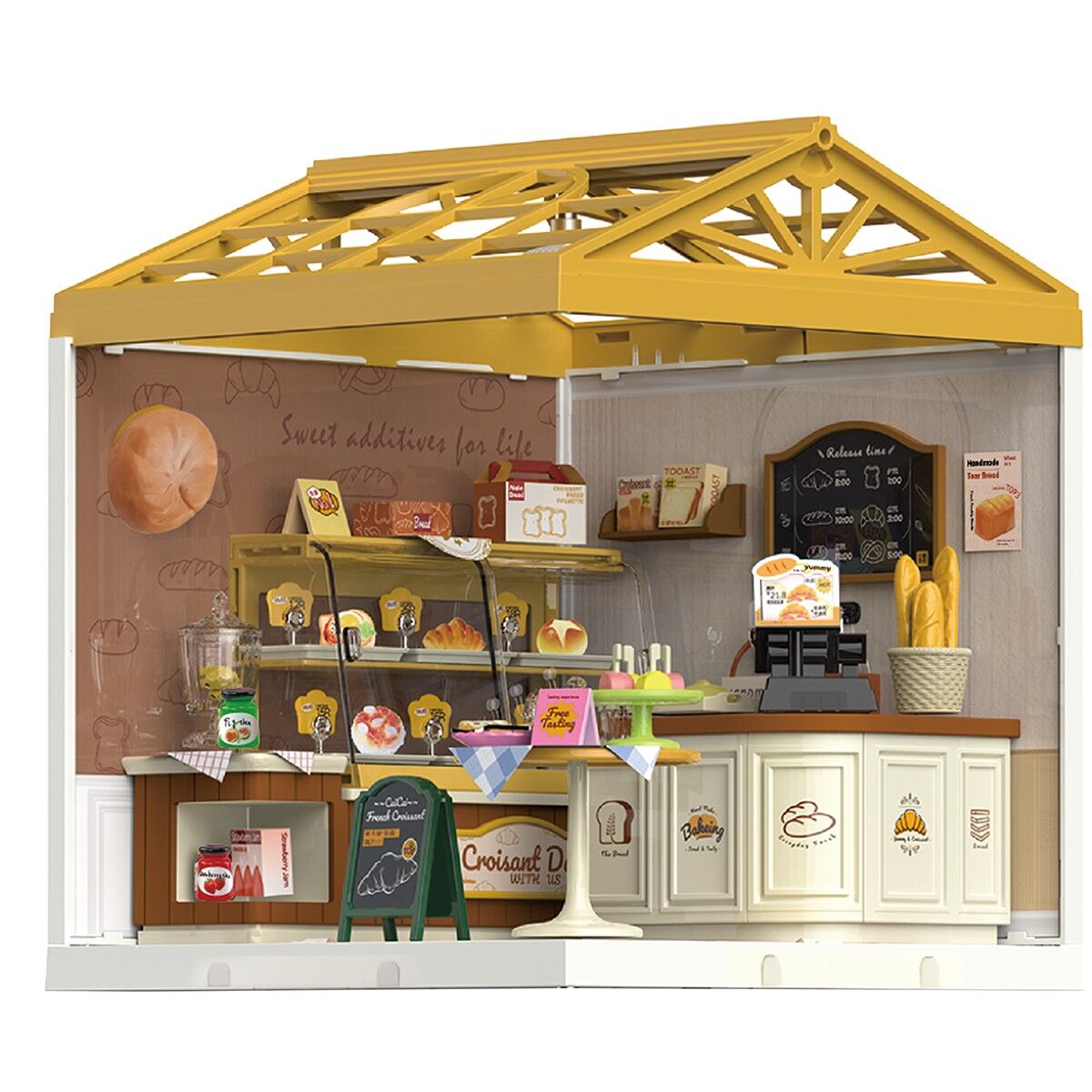 Конструктор-румбокс MINI HOUSE серії "Інтер'єр" – ПЕКАРНЯ (світло)