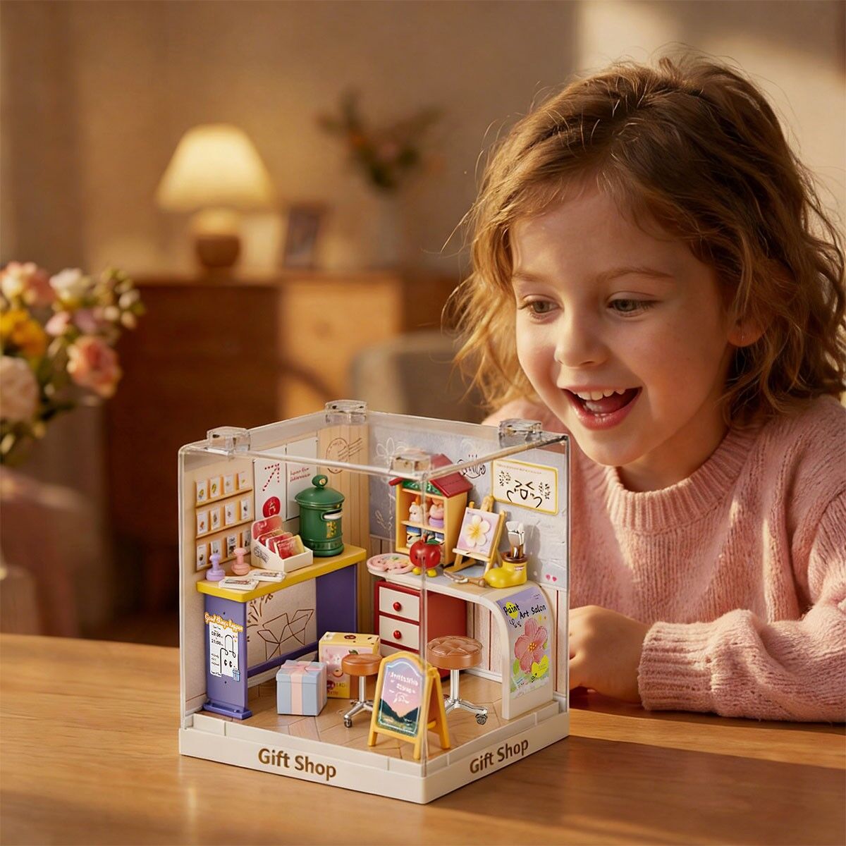 Конструктор-румбокс MINI HOUSE серії "Інтер'єр Міні" – КРАМНИЦЯ ПОДАРУНКІВ