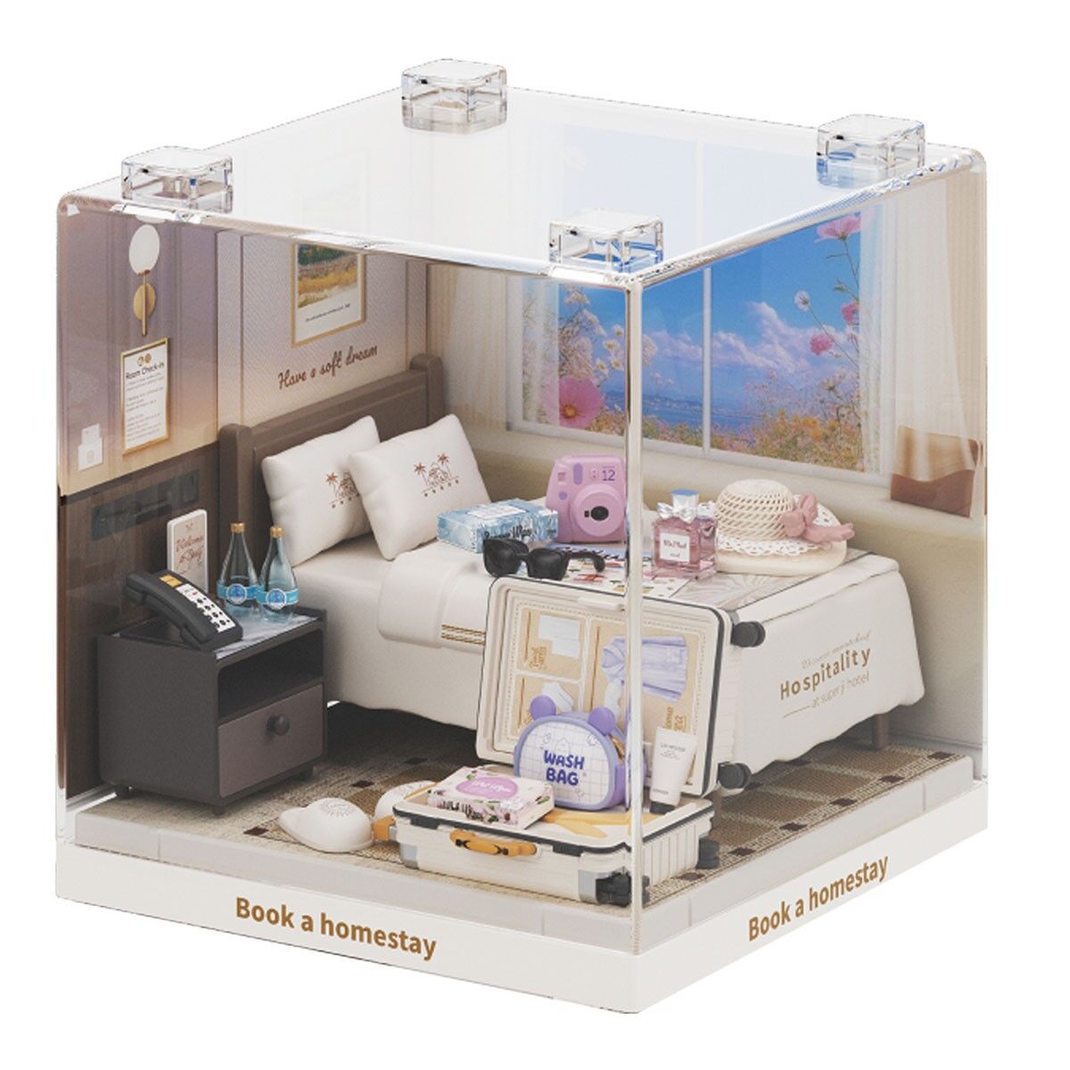 Конструктор-румбокс MINI HOUSE серії "Інтер'єр Міні" – ГОТЕЛЬНИЙ НОМЕР