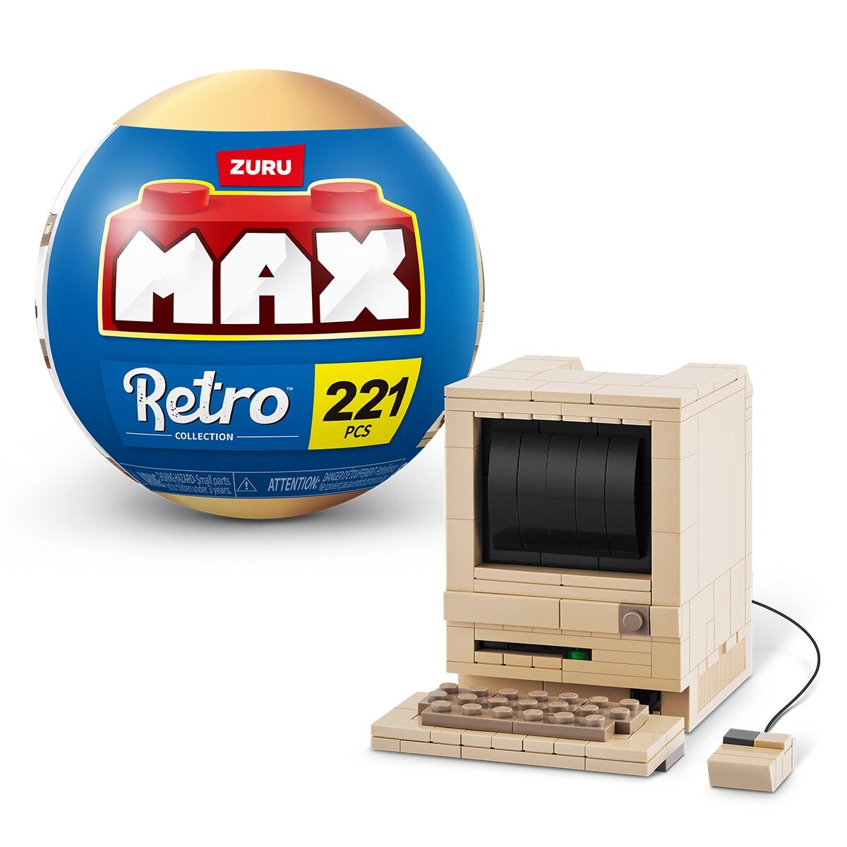 Конструктор в капсулі MAX серії "Retro" S1 – КОМП’ЮТЕР МАКІНТОШ