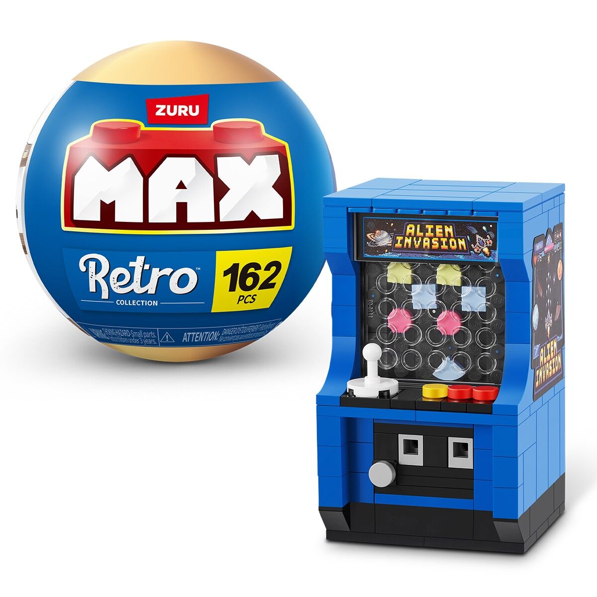 Конструктор в капсулі MAX серії "Retro" S1 – ІГРОВИЙ АРКАДНИЙ АВТОМАТ