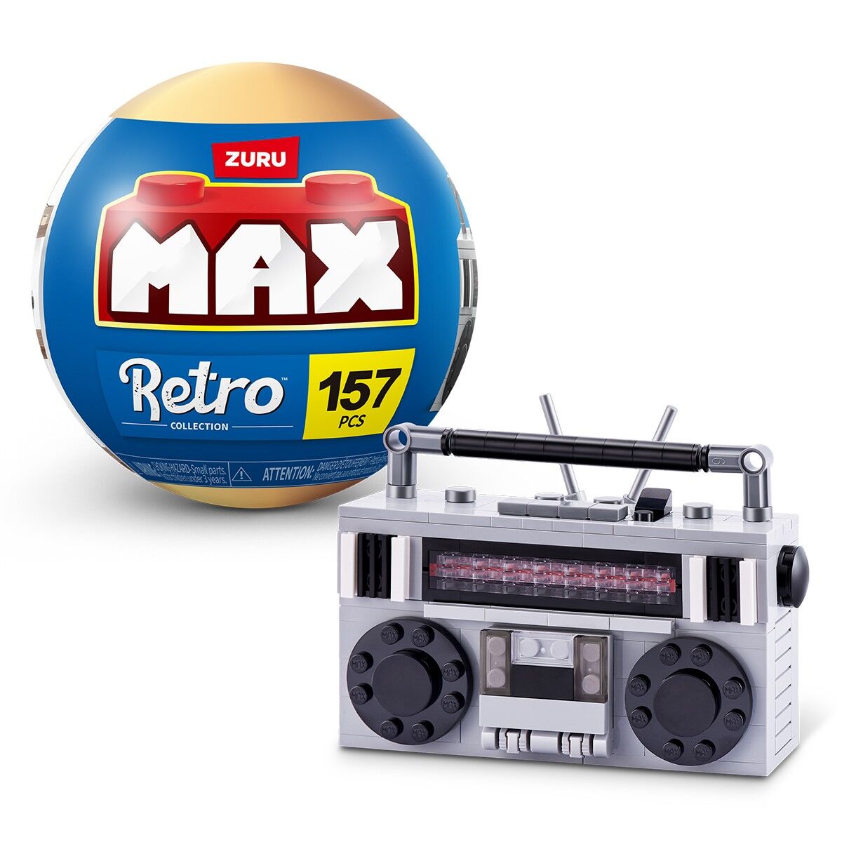 Конструктор в капсулі MAX серії "Retro" S1 – КАСЕТНИЙ МАГНІТОФОН