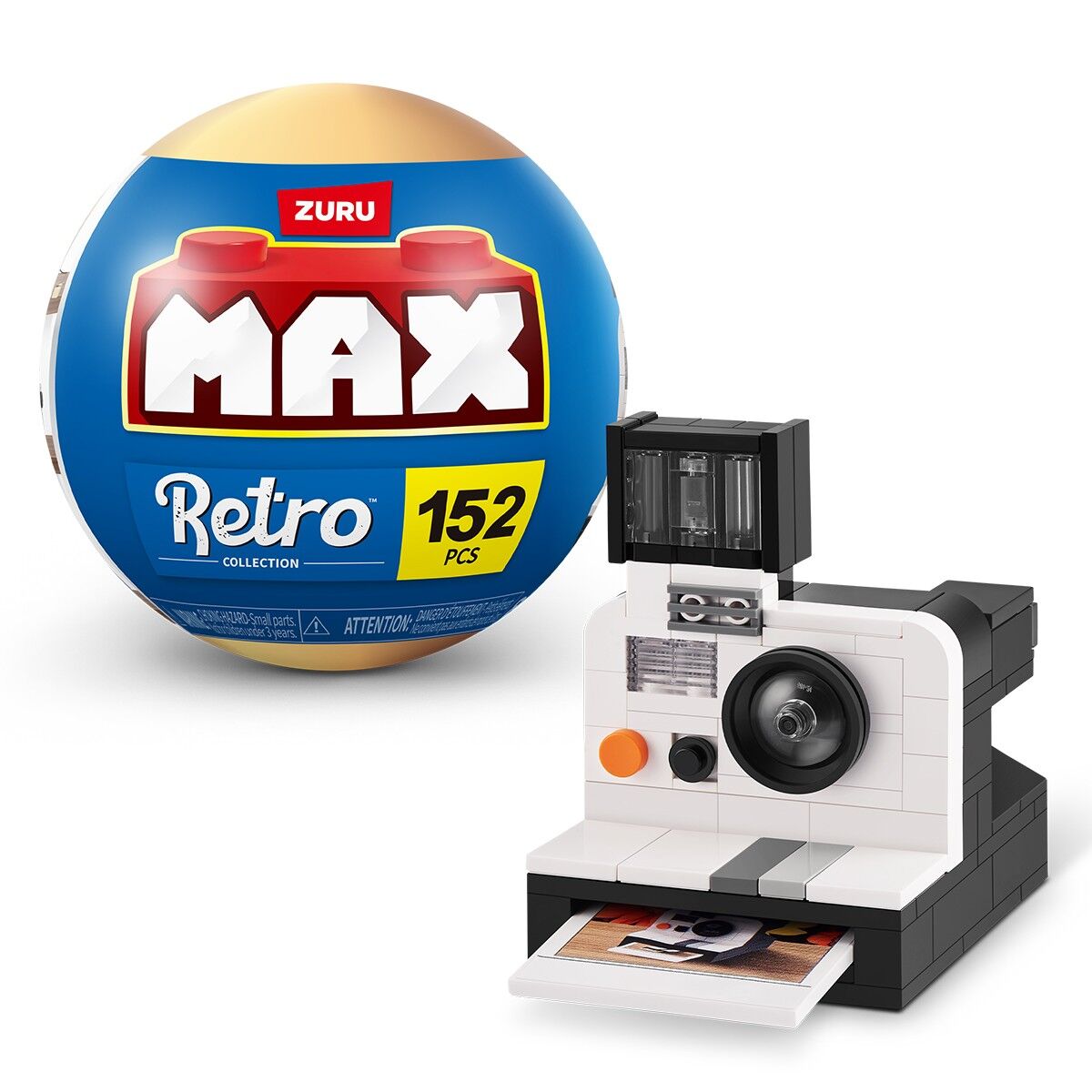 Конструктор в капсулі MAX серії "Retro" S1 – ФОТОАПАРАТ ПОЛАРОЇД