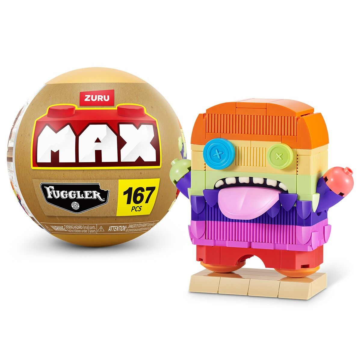 Конструктор в капсулі MAX серії "Fuggler" S1 – БЕШКЕТНІ ЗУБАСТИКИ (в асорт., у диспл.)