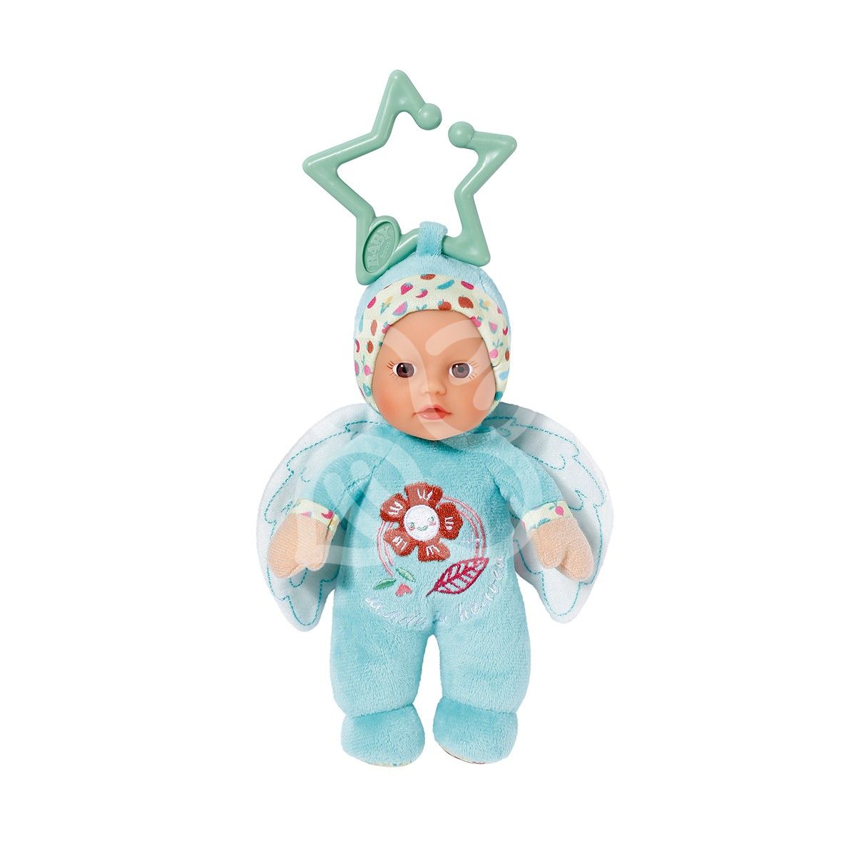 Лялька BABY BORN серії "For babies" – БЛАКИТНЕ ЯНГОЛЯТКО (18 cm)