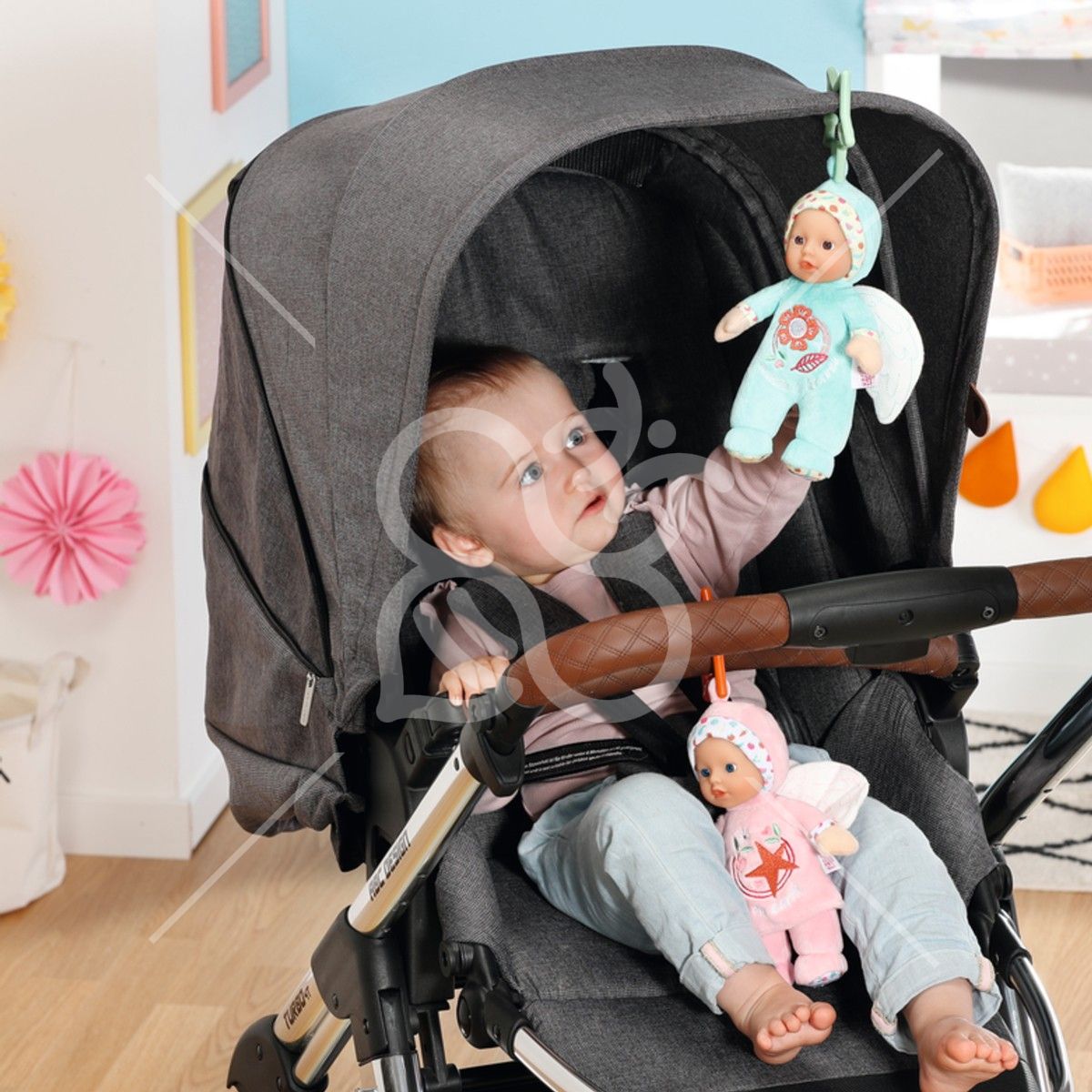 Лялька BABY BORN серії "For babies" – БЛАКИТНЕ ЯНГОЛЯТКО (18 cm)
