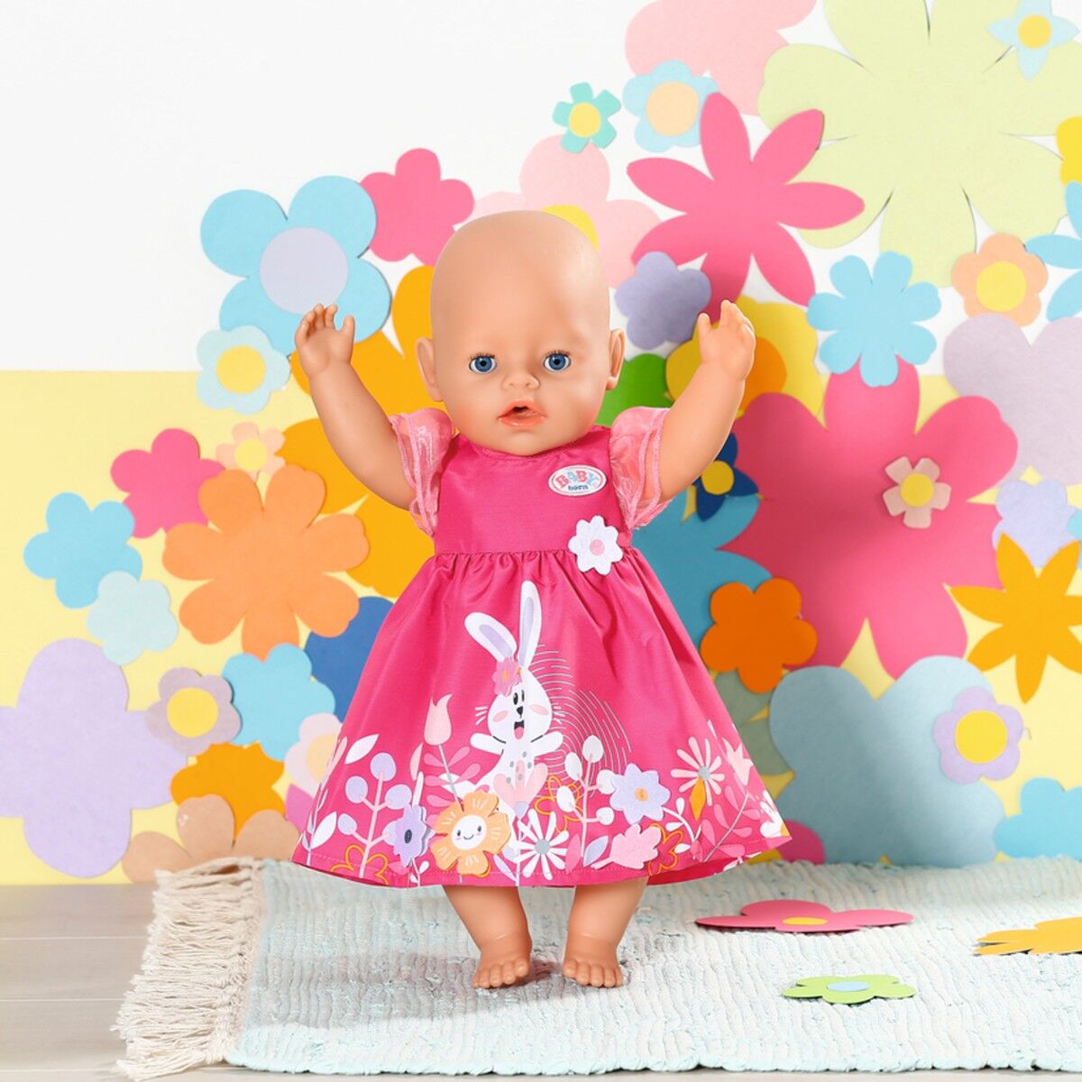 Одяг для ляльки BABY BORN - СУКНЯ З КВІТАМИ (43 cm)