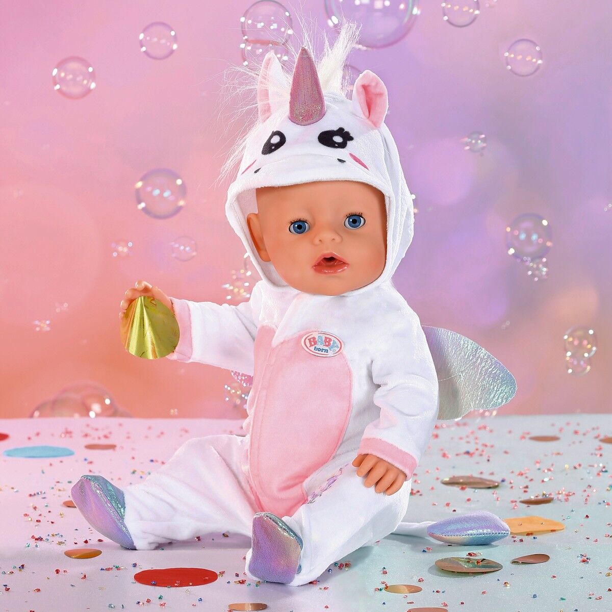 Одяг для ляльки BABY BORN - КОМБІНЕЗОНЧИК ЄДИНОРОГА (43 cm)