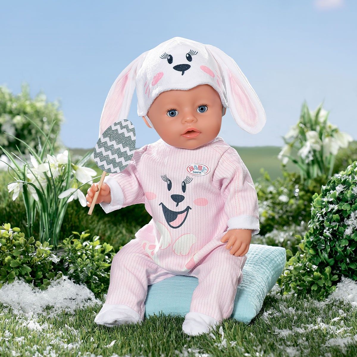 Набір одягу для ляльки BABY BORN - МИЛИЙ ЗАЙЧИК (комбінезон, шапка)