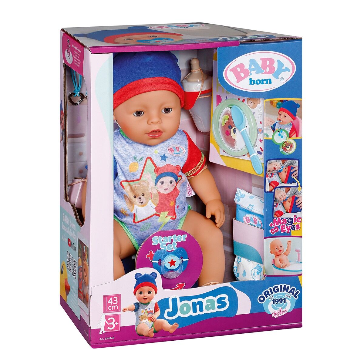 Лялька BABY BORN – ДЖОНАС (43 cm, з аксесуарами)