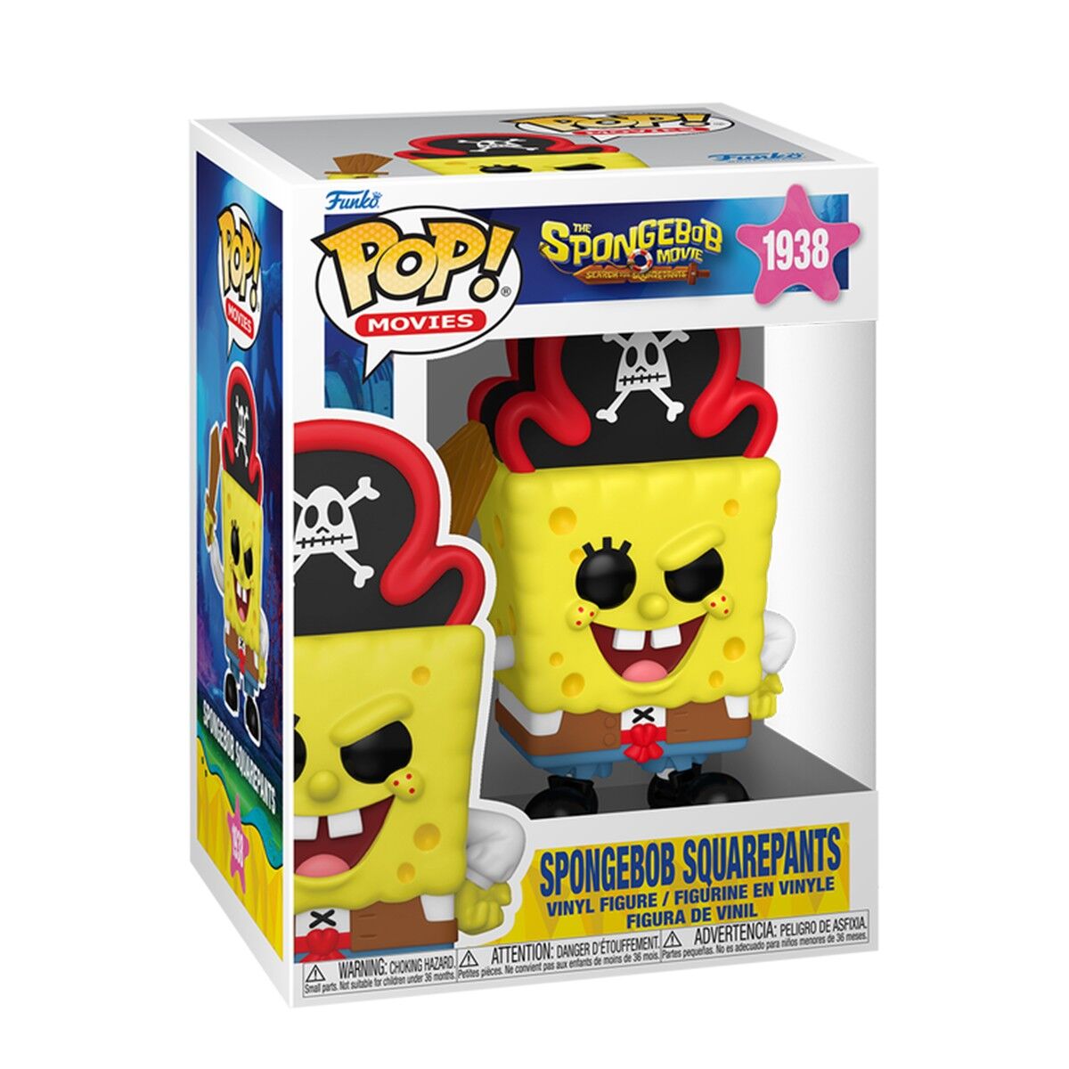 Ігрова фігурка FUNKO POP! серії "Губка Боб" - ПІРАТ ГУБКА БОБ