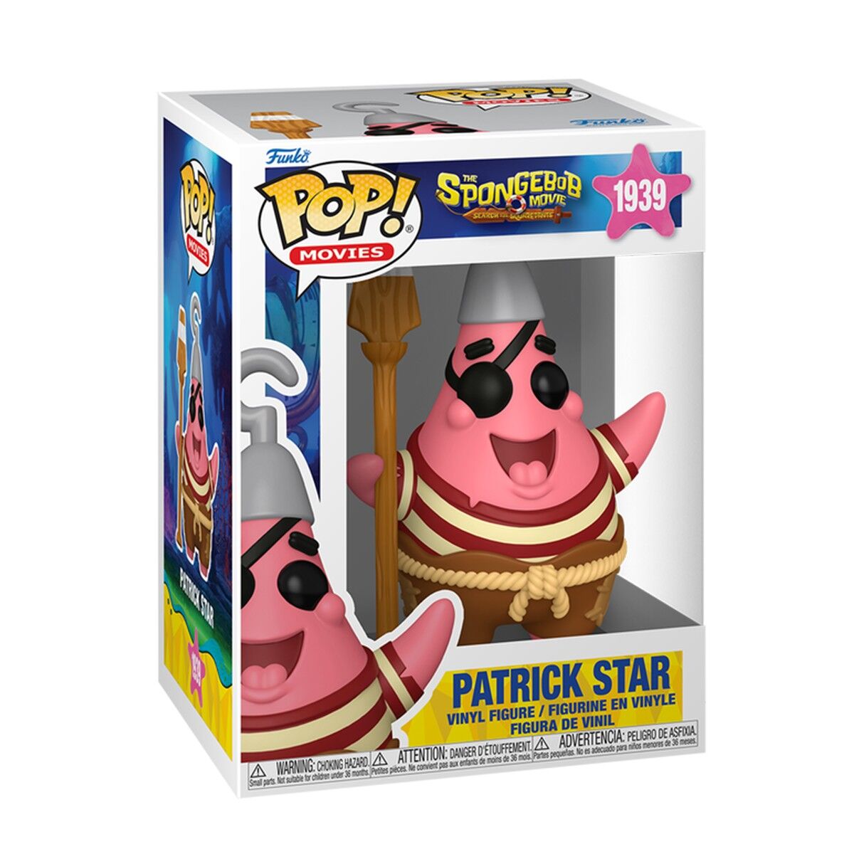 Ігрова фігурка FUNKO POP! серії "Губка Боб" - ПІРАТ ПАТРІК